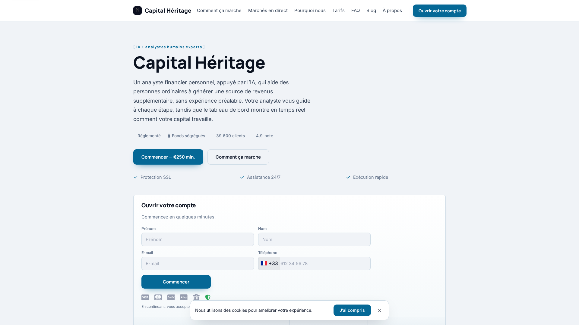 Screenshot of capital-heritage.online