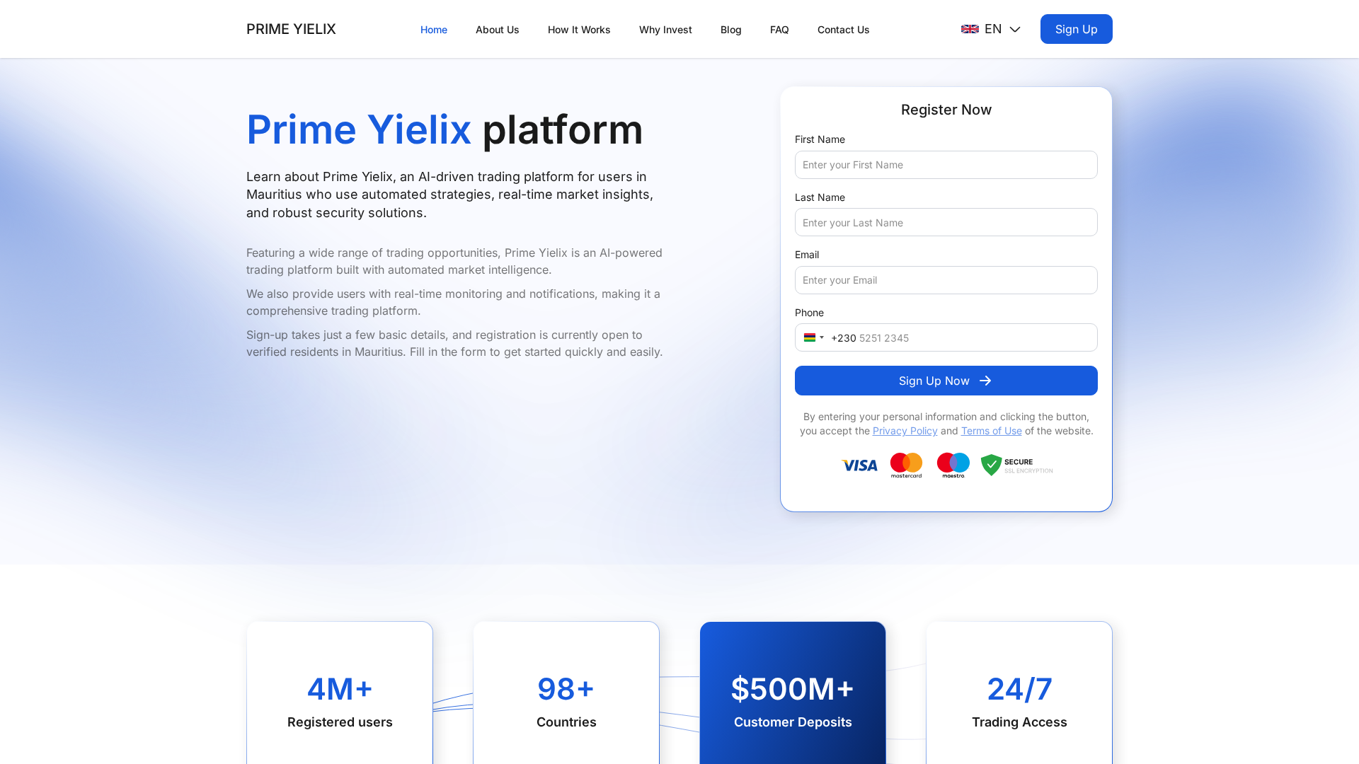 Screenshot of primeyielix.net