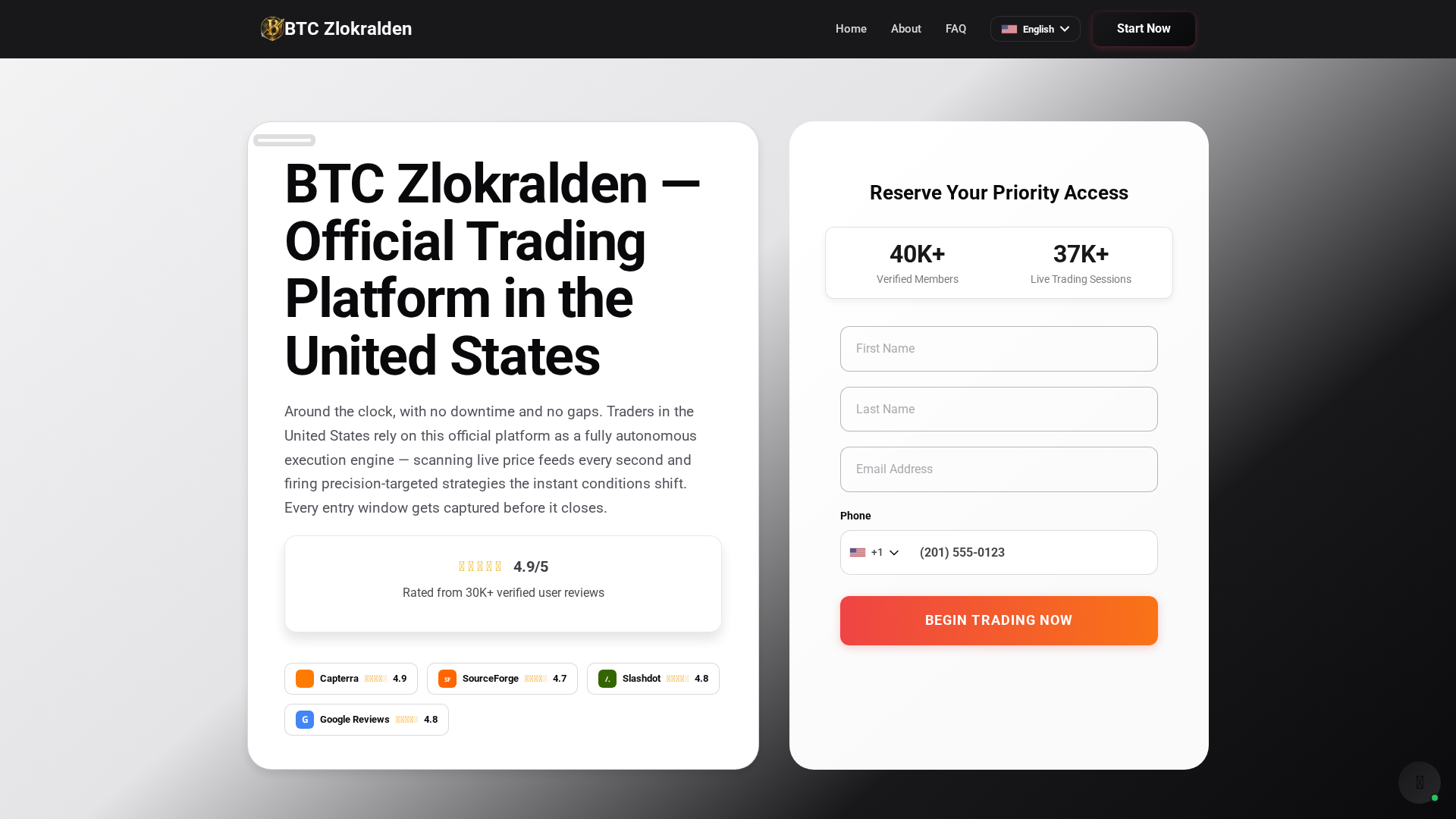 Screenshot of btc-zlokralden.com