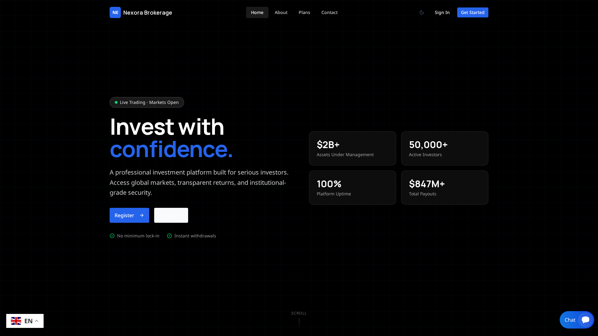 Screenshot of nexorabrokerage.pro