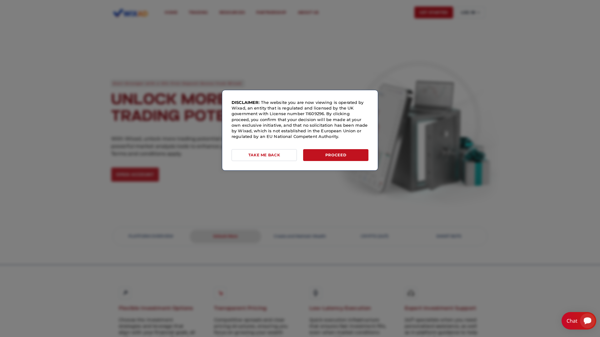 Screenshot of wixad.org