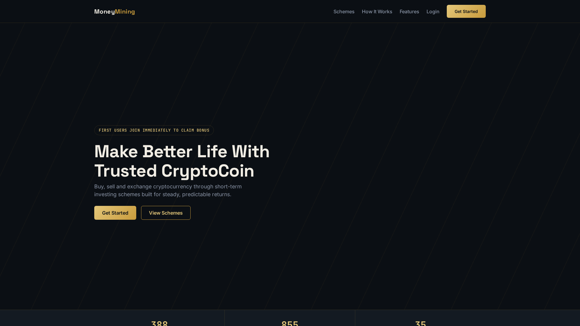 Screenshot of moneyminingcapital.com