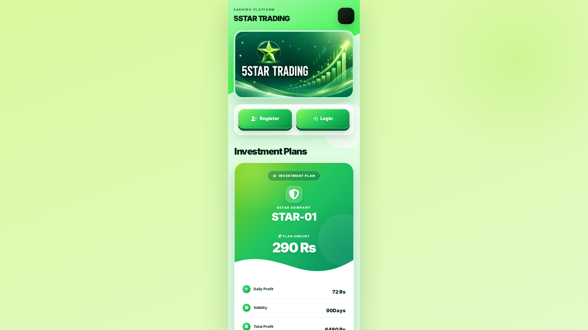 Screenshot of 5startrading.xyz