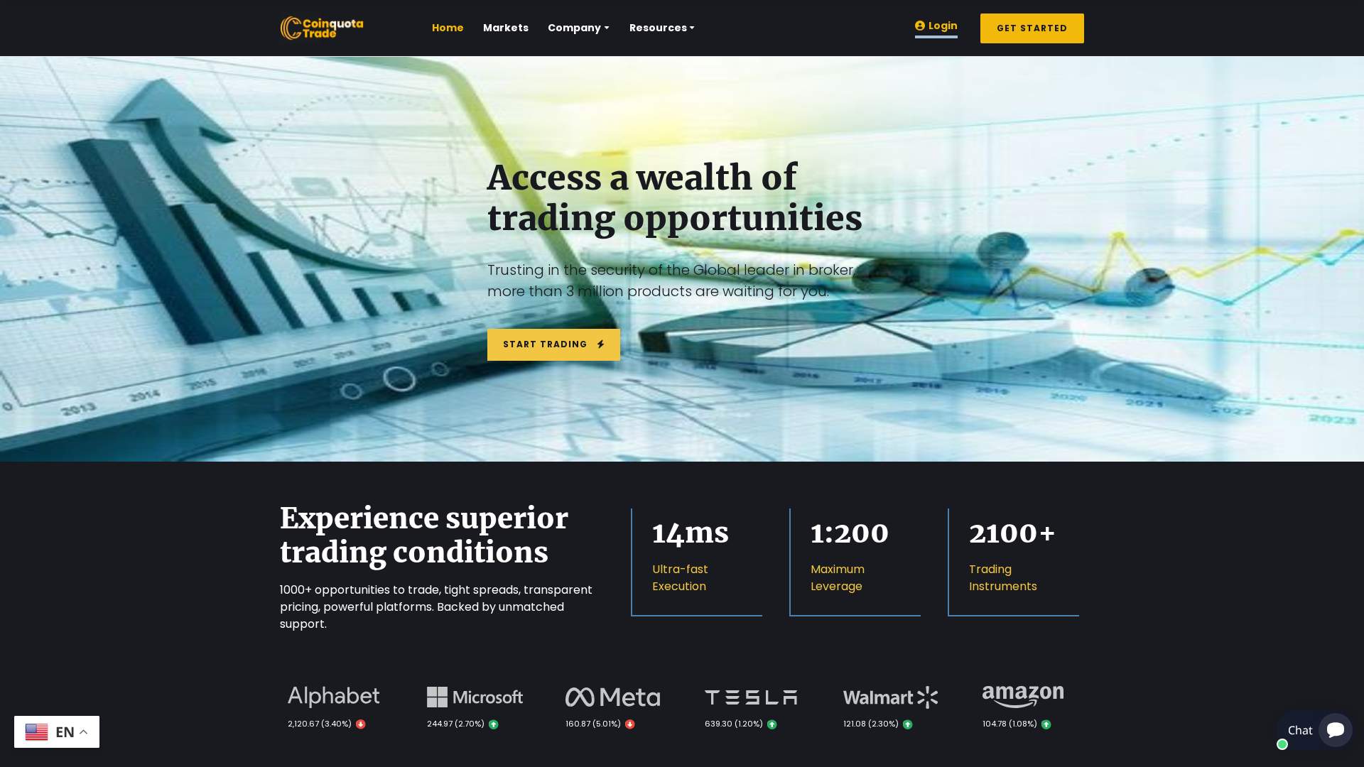 Screenshot of coinquotatrd.org