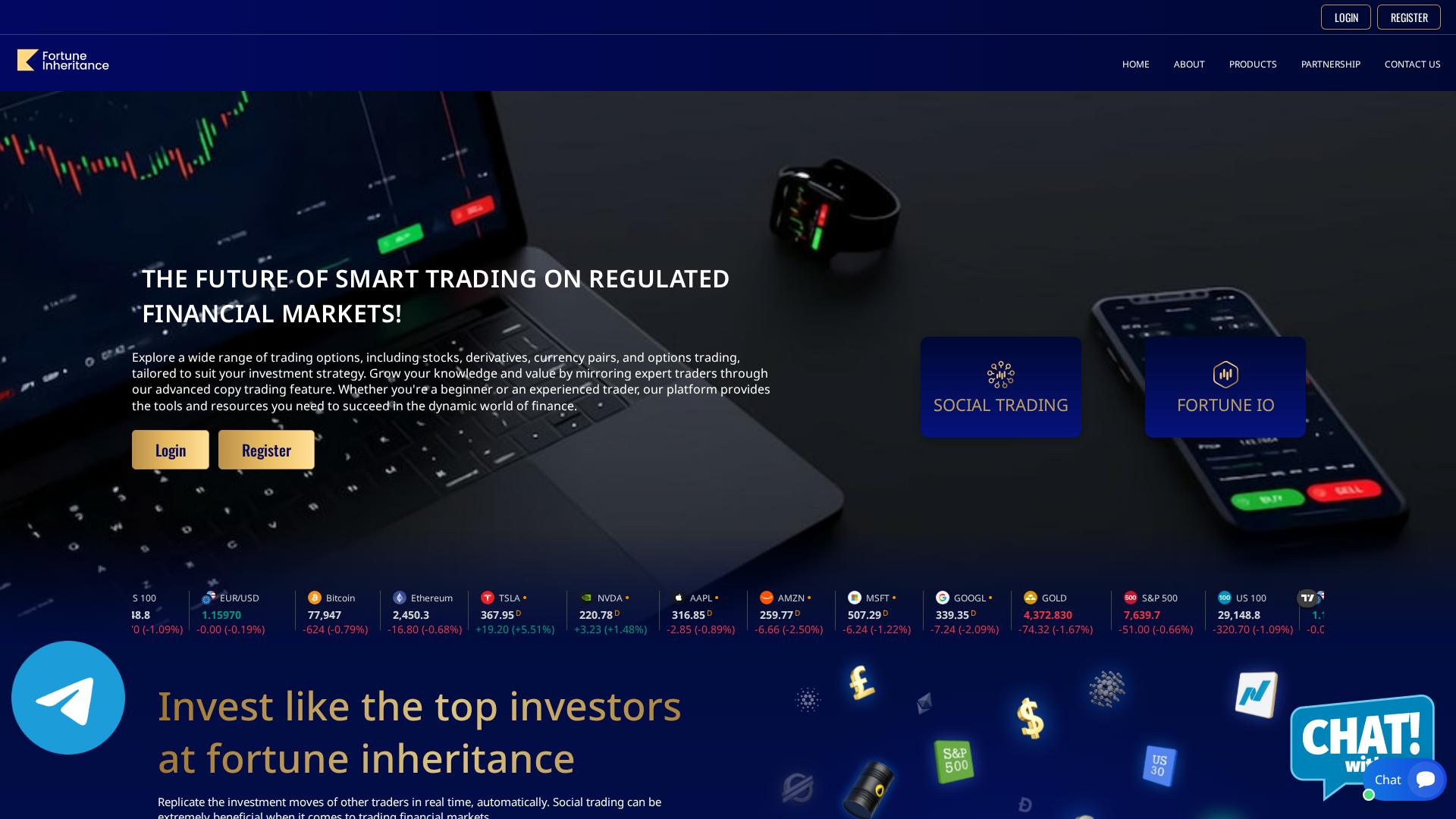 Screenshot of fortuneinheritance.com