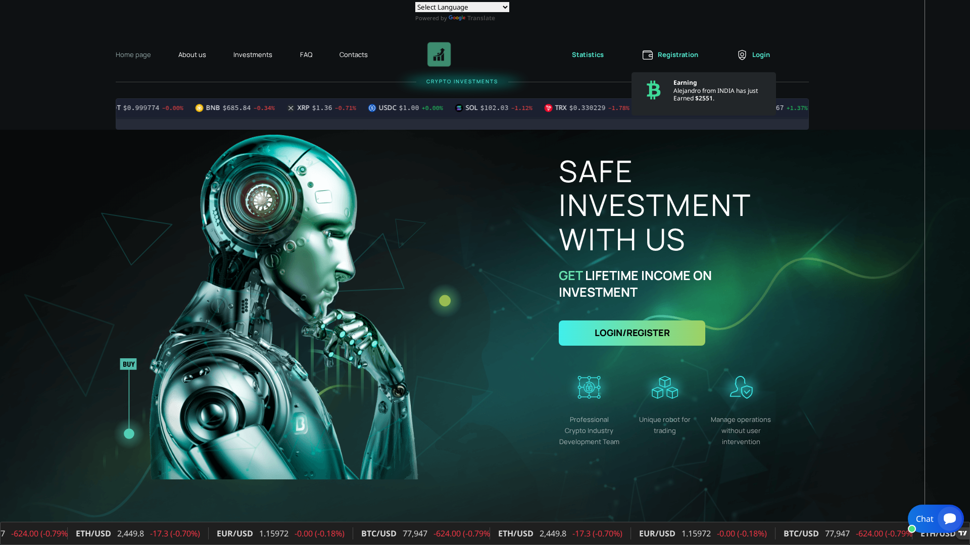 Screenshot of hatrali.live