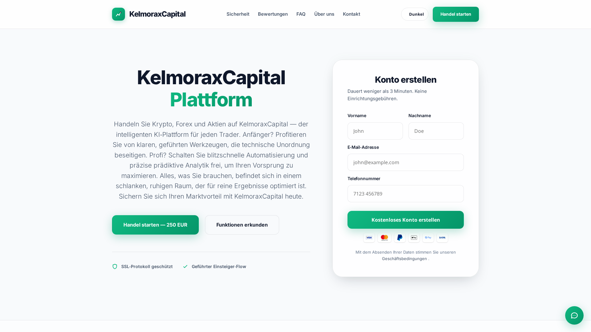 Screenshot of kelmorax-capital.site
