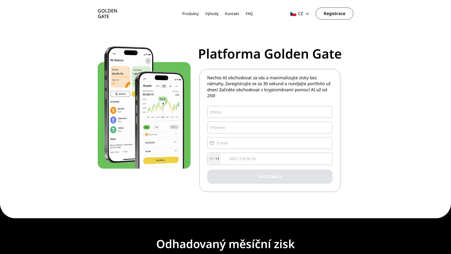 Screenshot of golden-gate.site