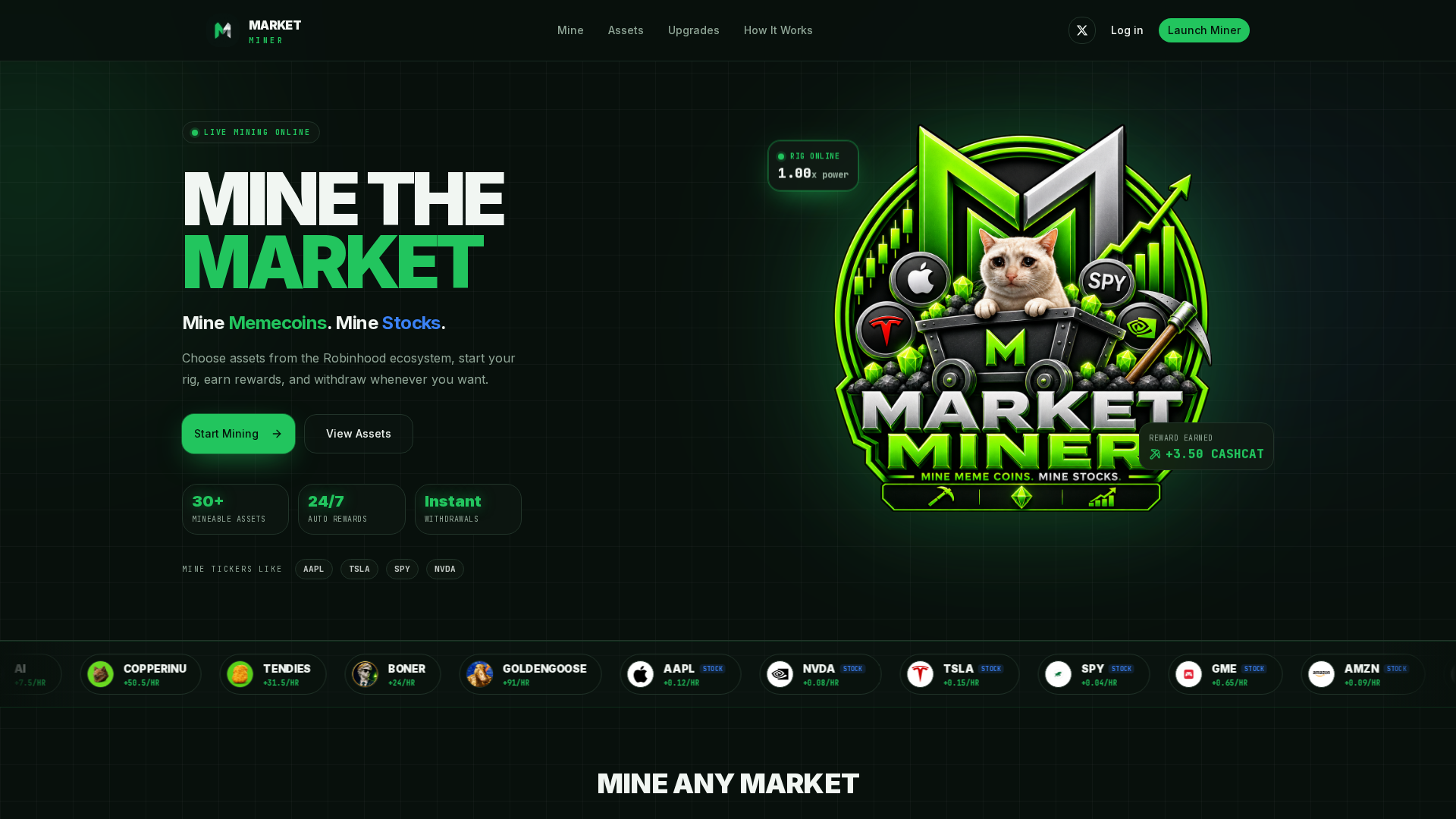 Screenshot of marketminerh.tech
