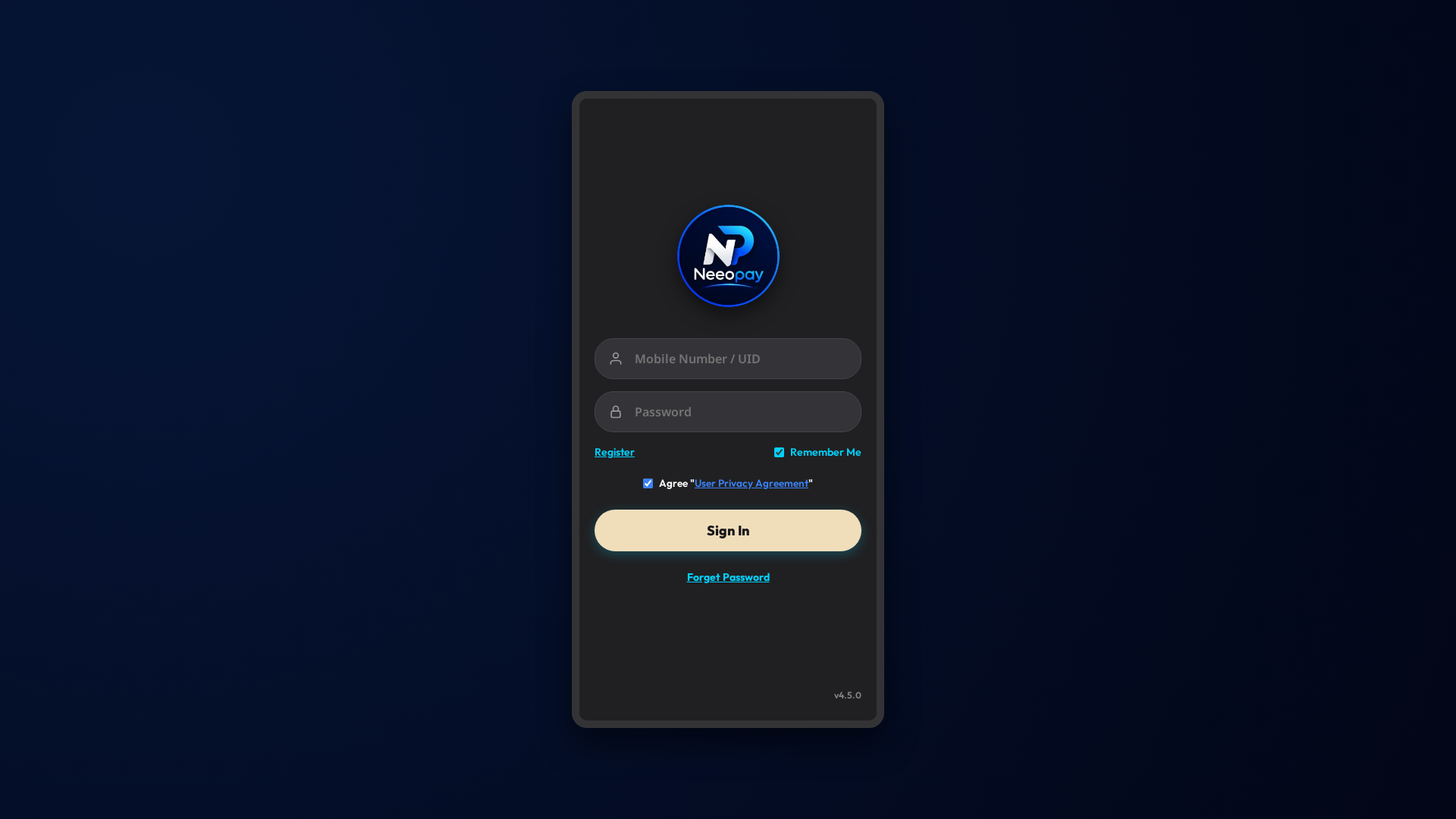 Screenshot of neeo-pay.in