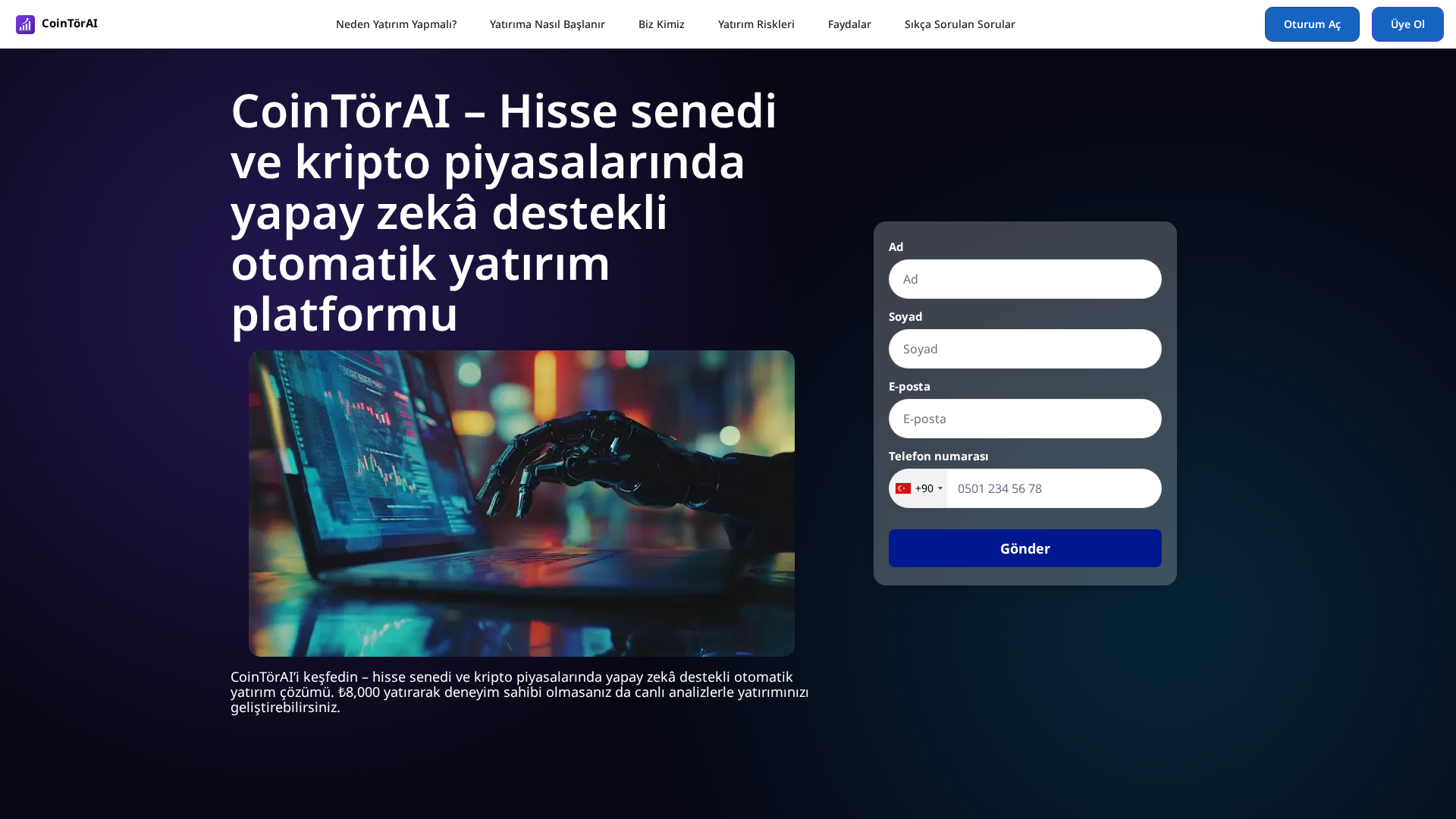 Screenshot of cointorai.online