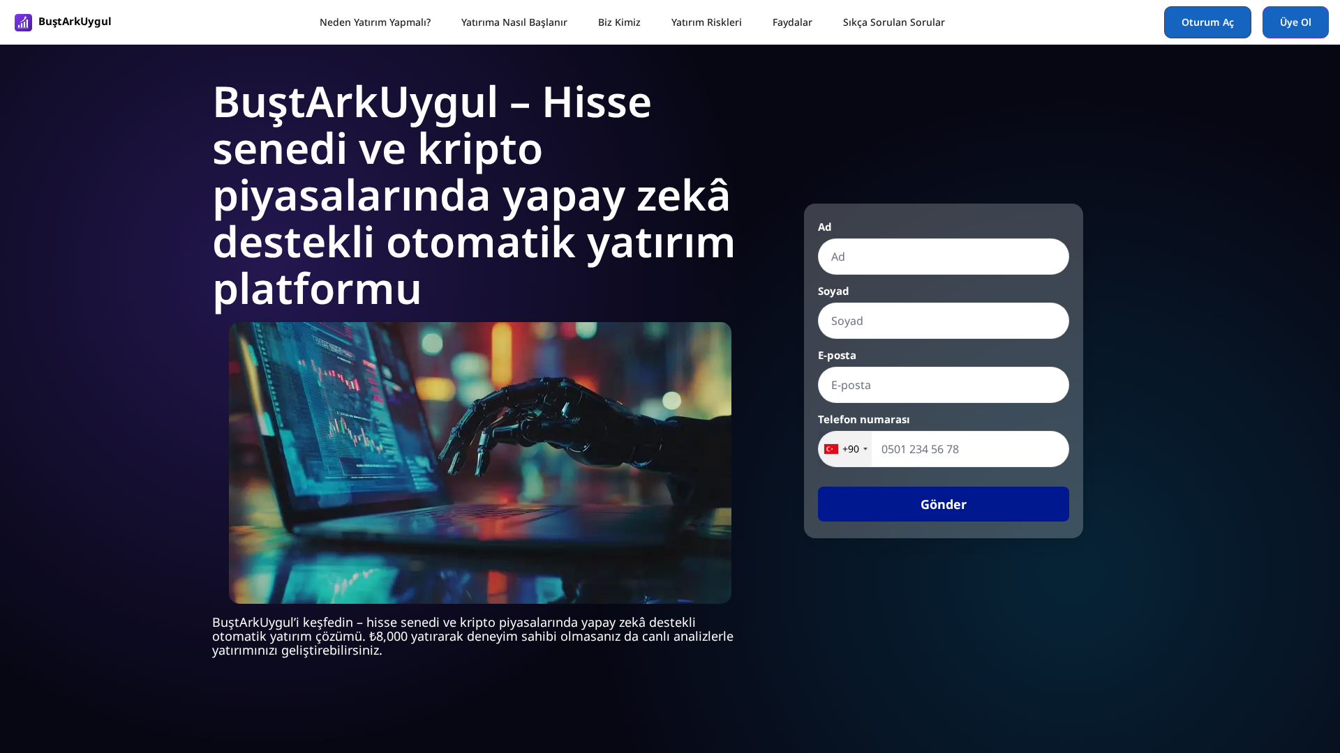 Screenshot of bustarkuygul.cfd
