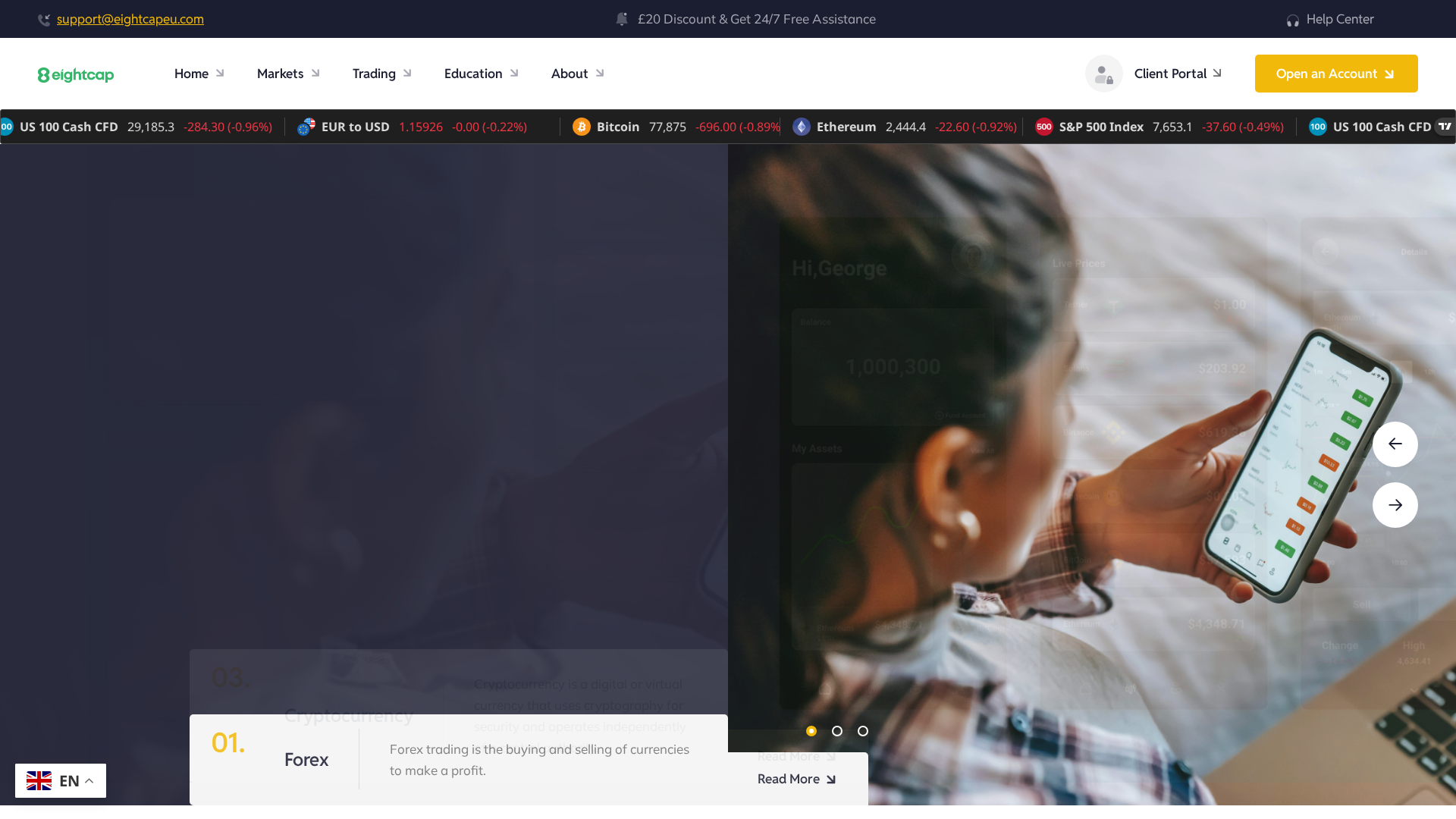Screenshot of eightcapeu.online