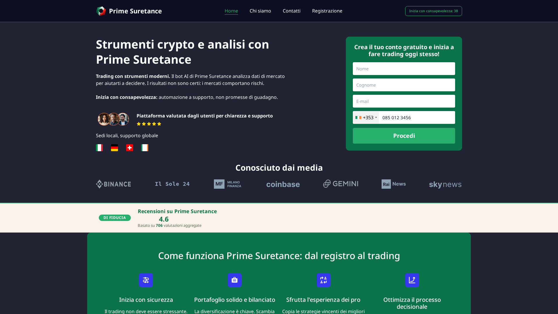 Screenshot of prime-suretance.sbs