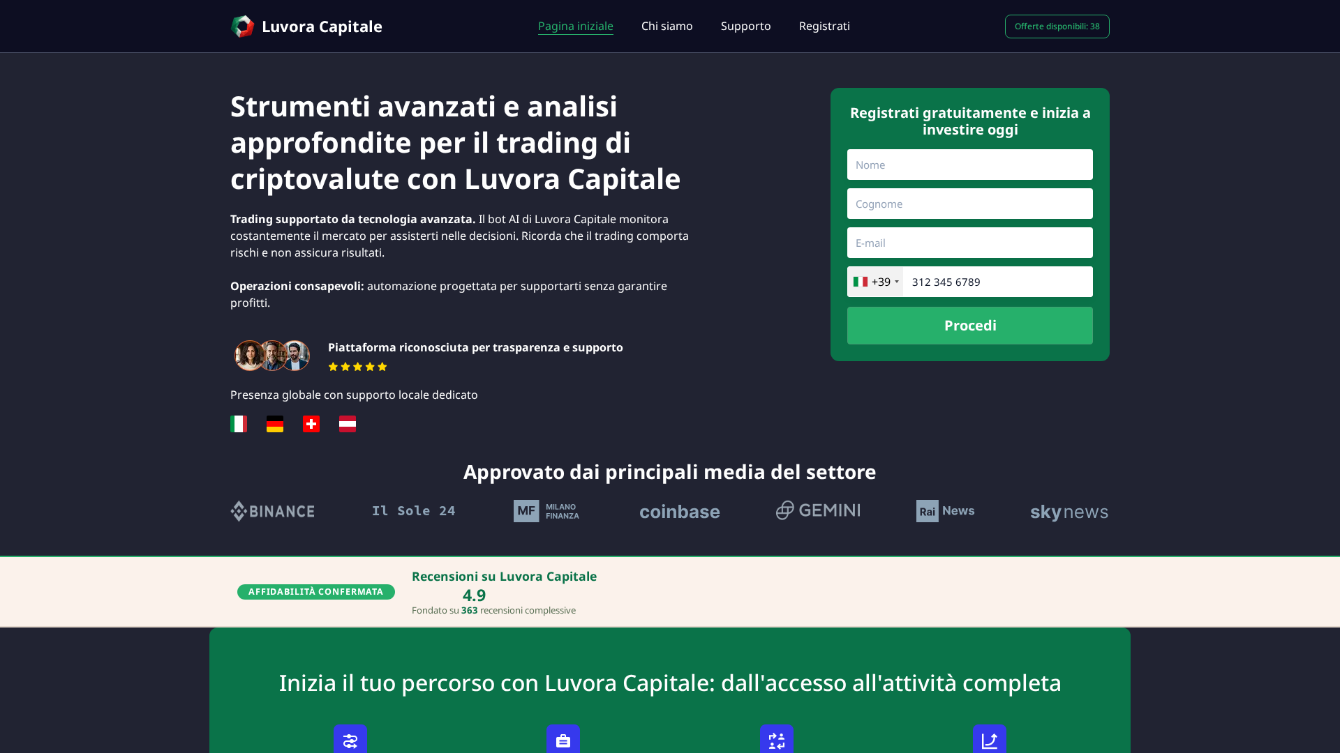 Screenshot of luvora-capitale.sbs