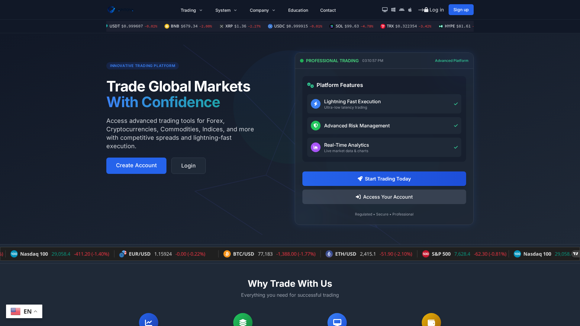 Screenshot of capitova.online