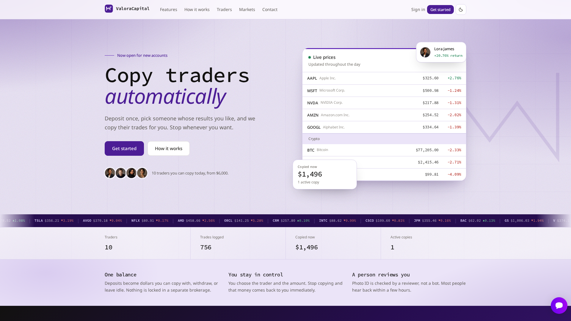 Screenshot of valoracopier.com