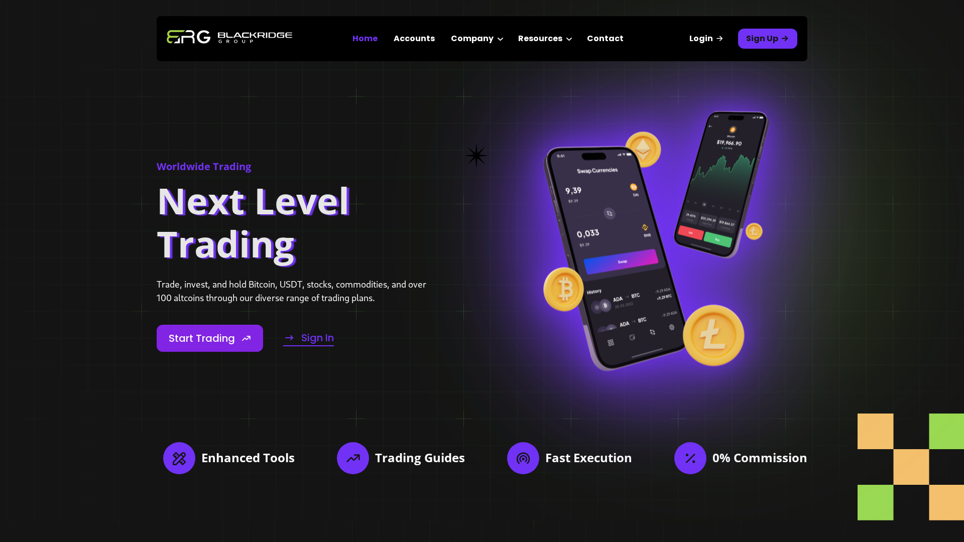 Screenshot of blckridgegroup.cc