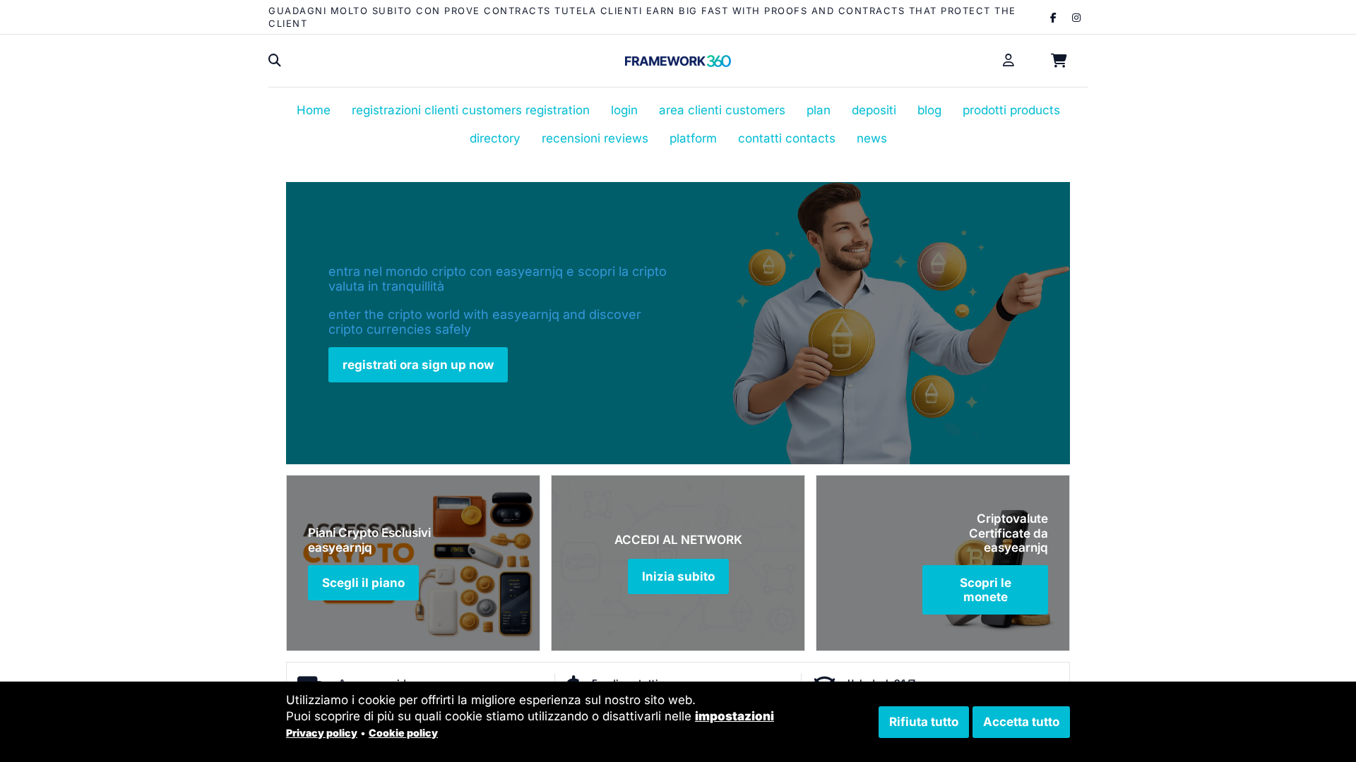 Screenshot of easyearnjq.com