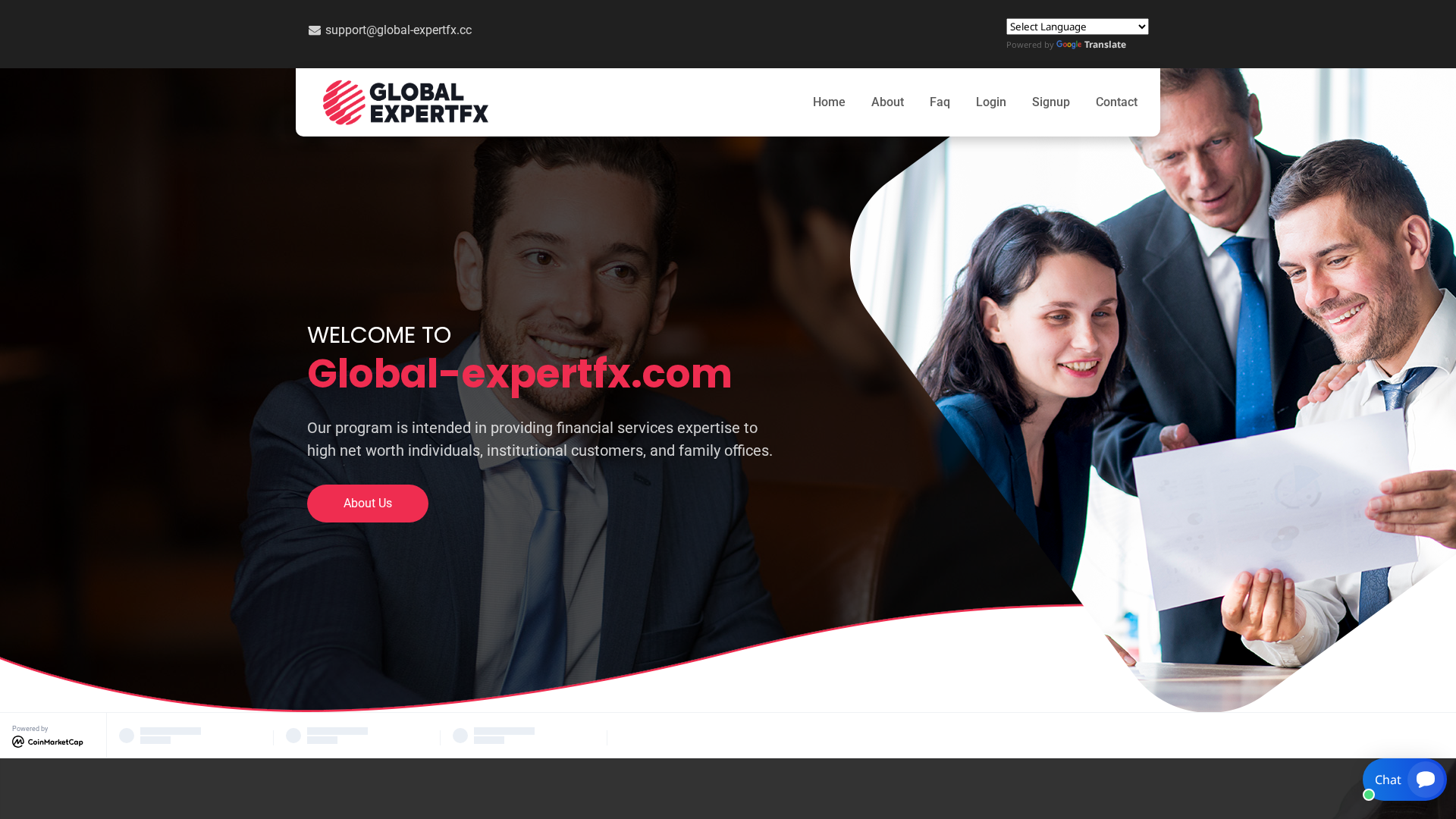 Screenshot of global-expertfx.cc