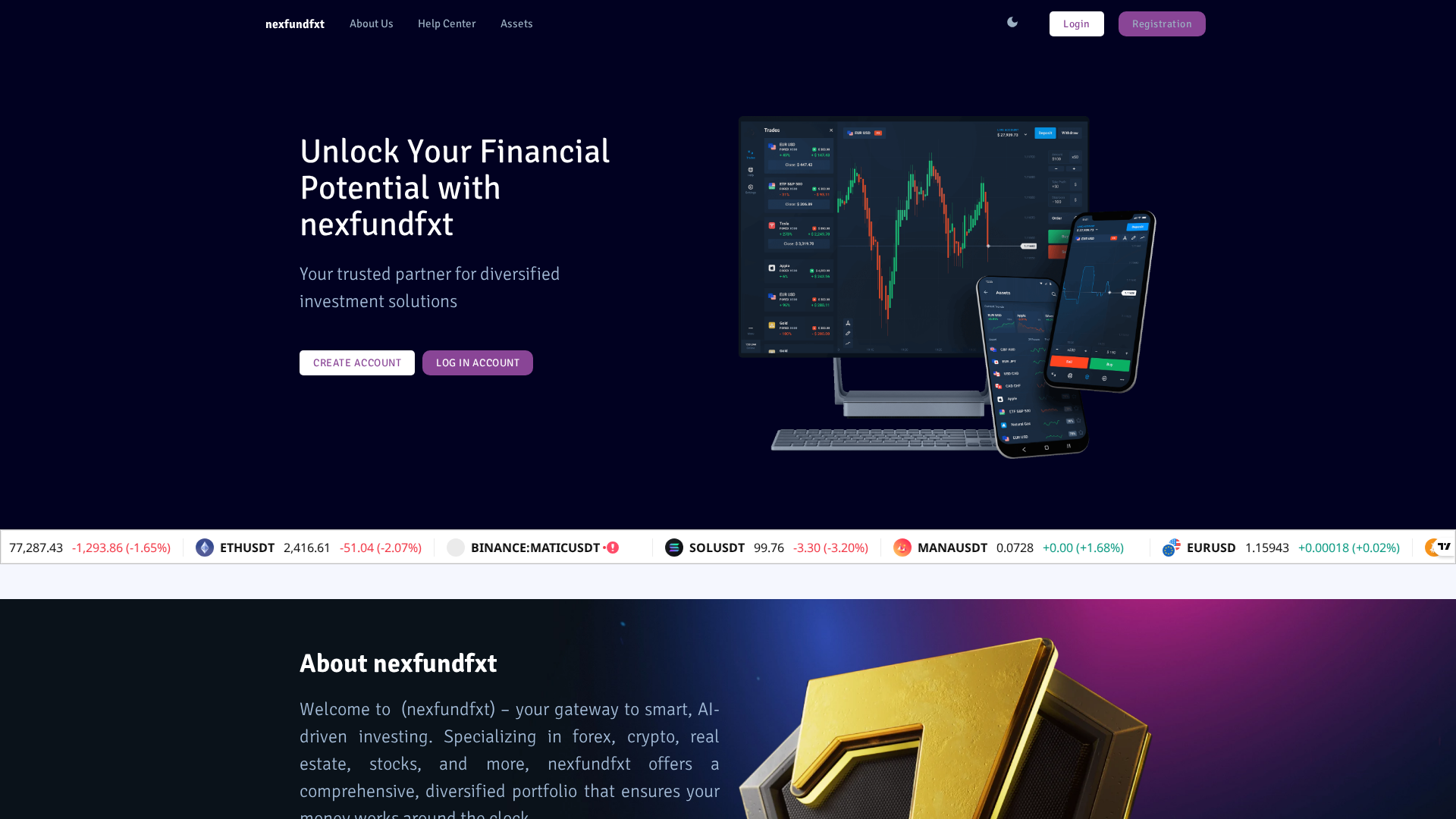 Screenshot of nexfundfxt.sbs