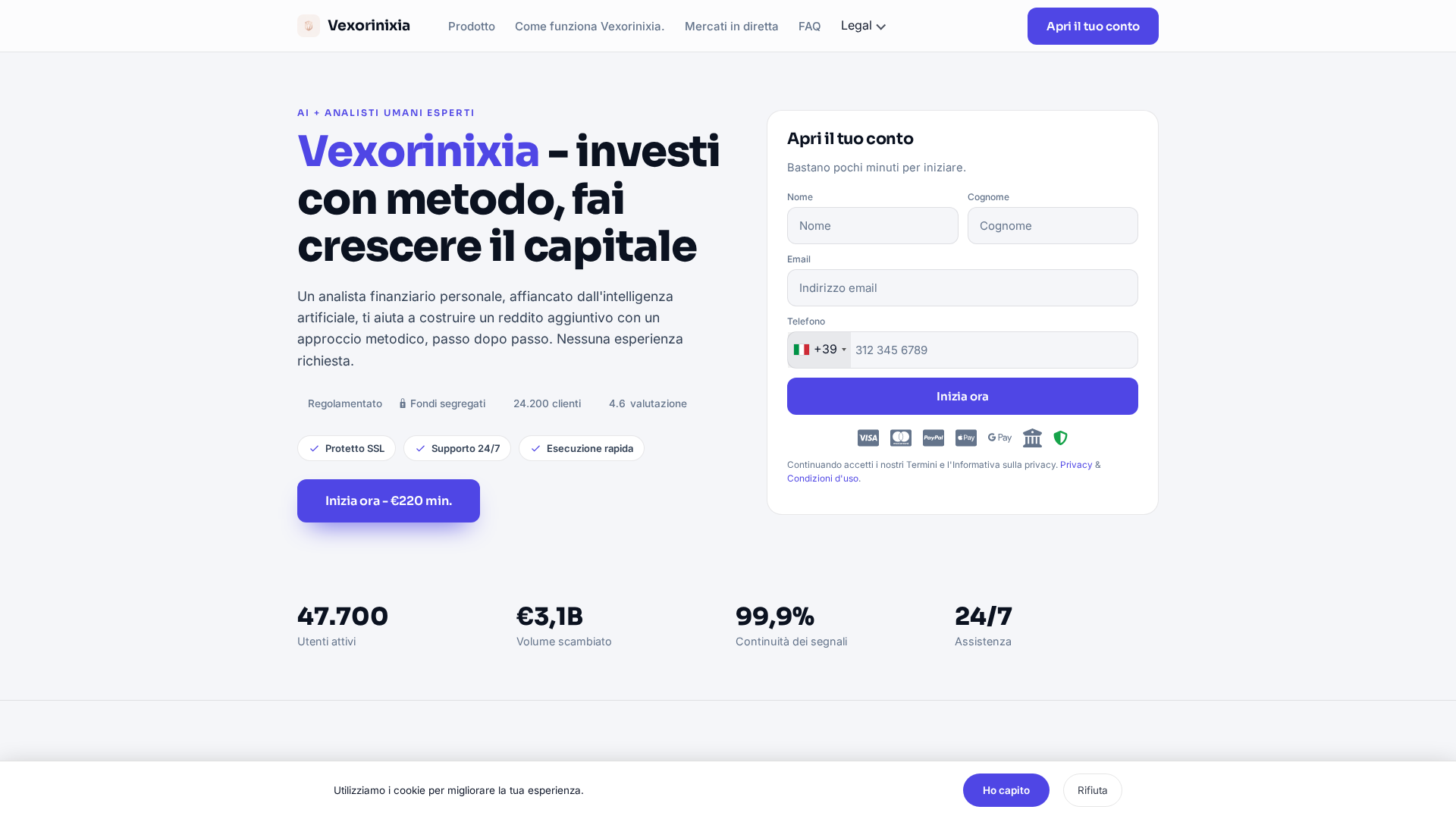 Screenshot of vexorinixia.co