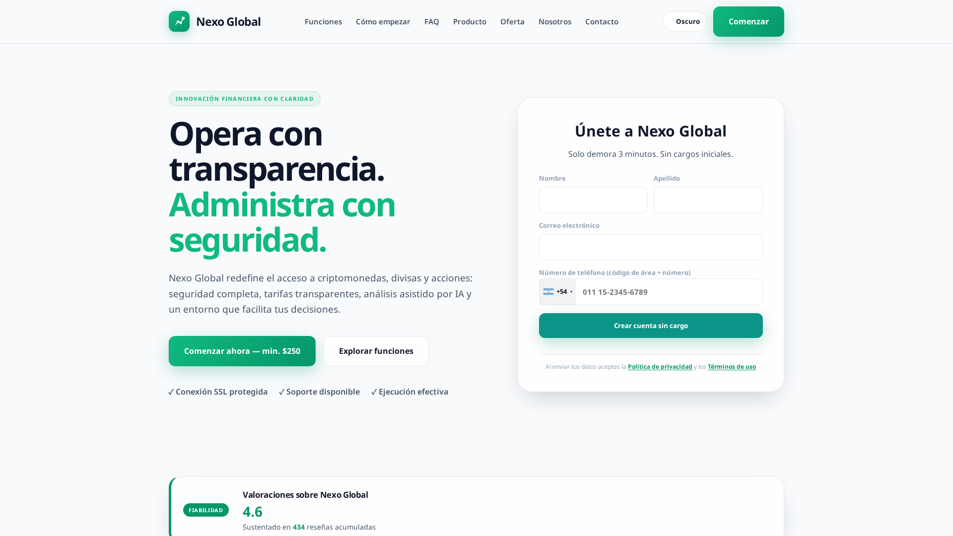 Screenshot of nexo-global.online