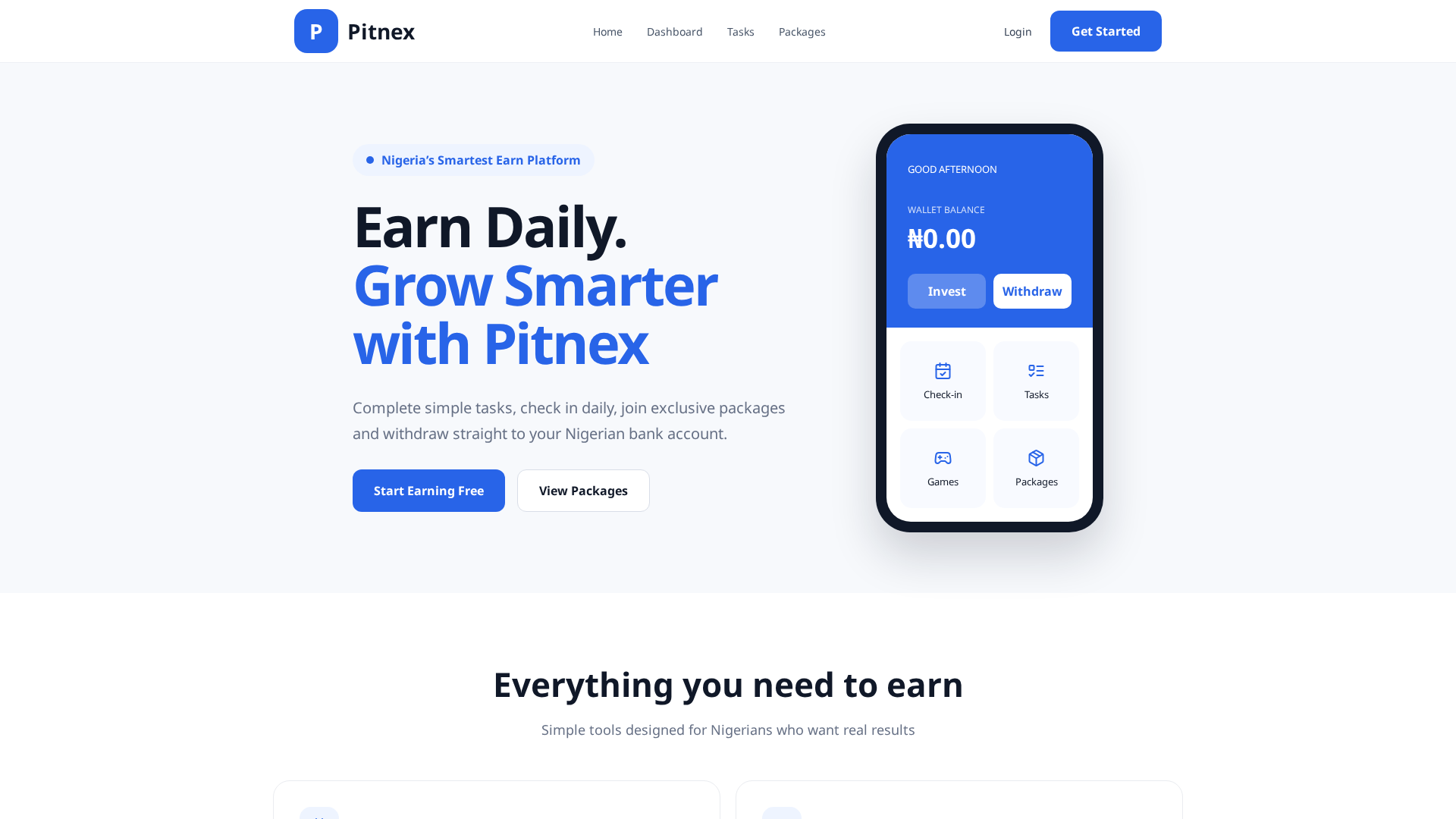 Screenshot of pitnex.name.ng