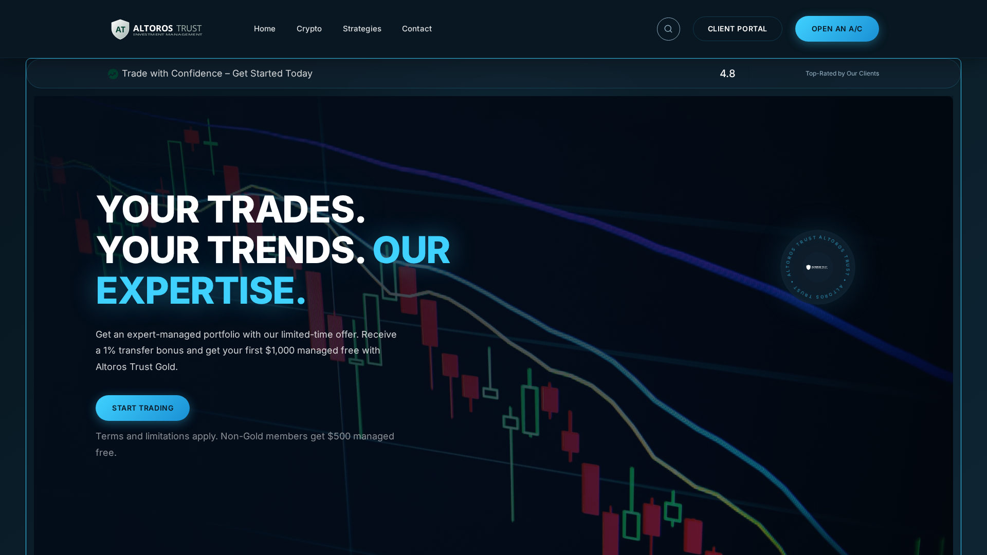 Screenshot of altorostrustinvestment.com