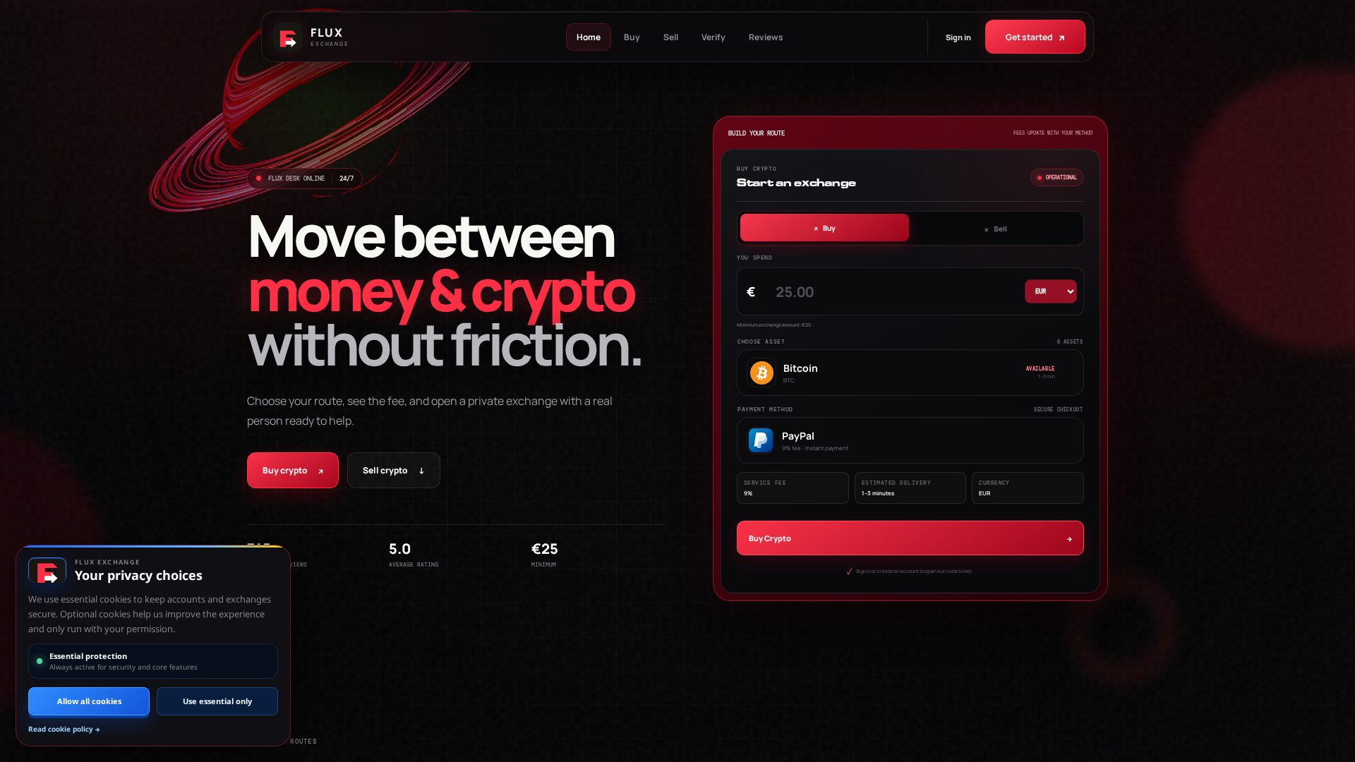 Screenshot of fluxexchange.wtf