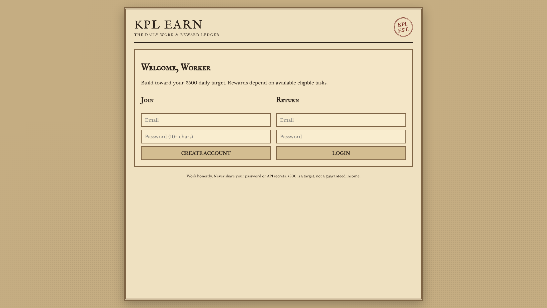 Screenshot of kplearn.online
