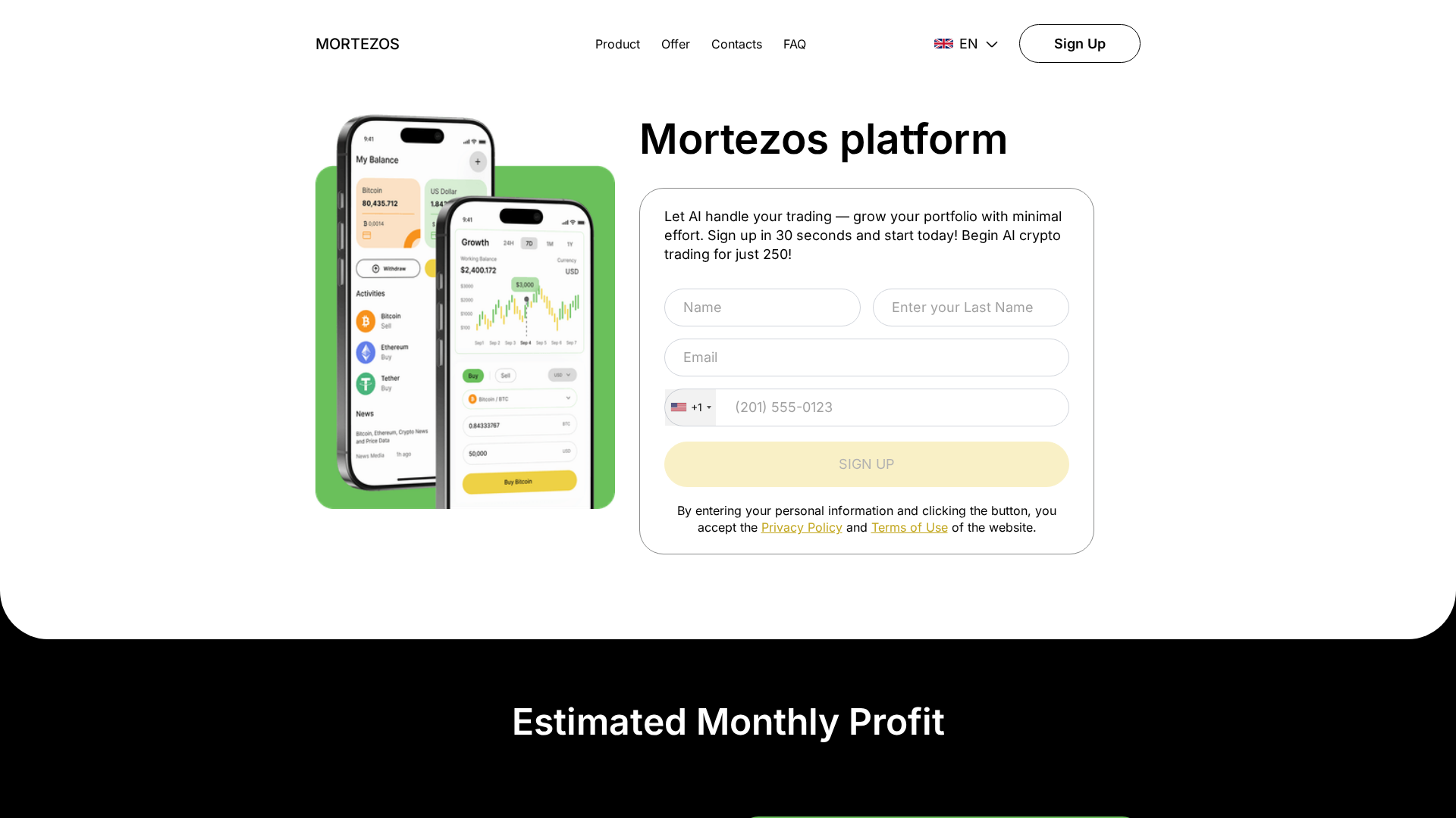 Screenshot of mortezos-ai.site