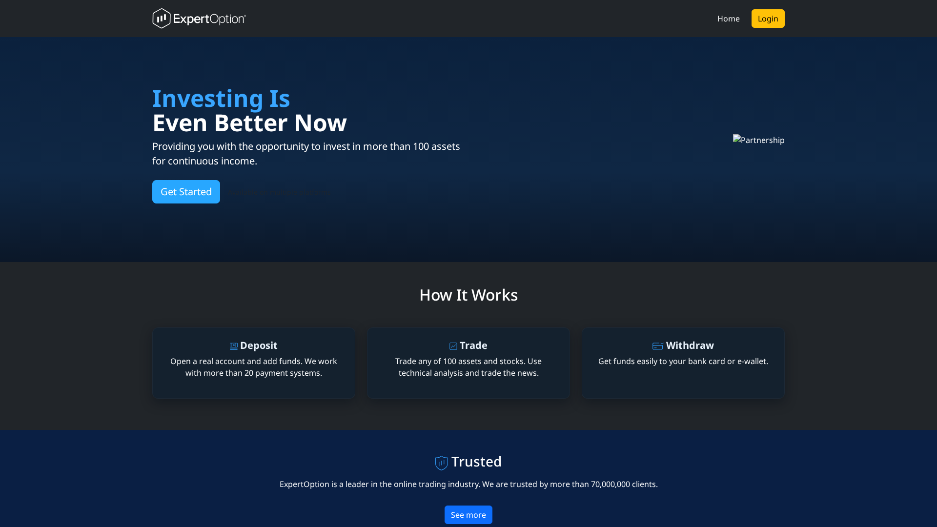 Screenshot of expertize0ption.com