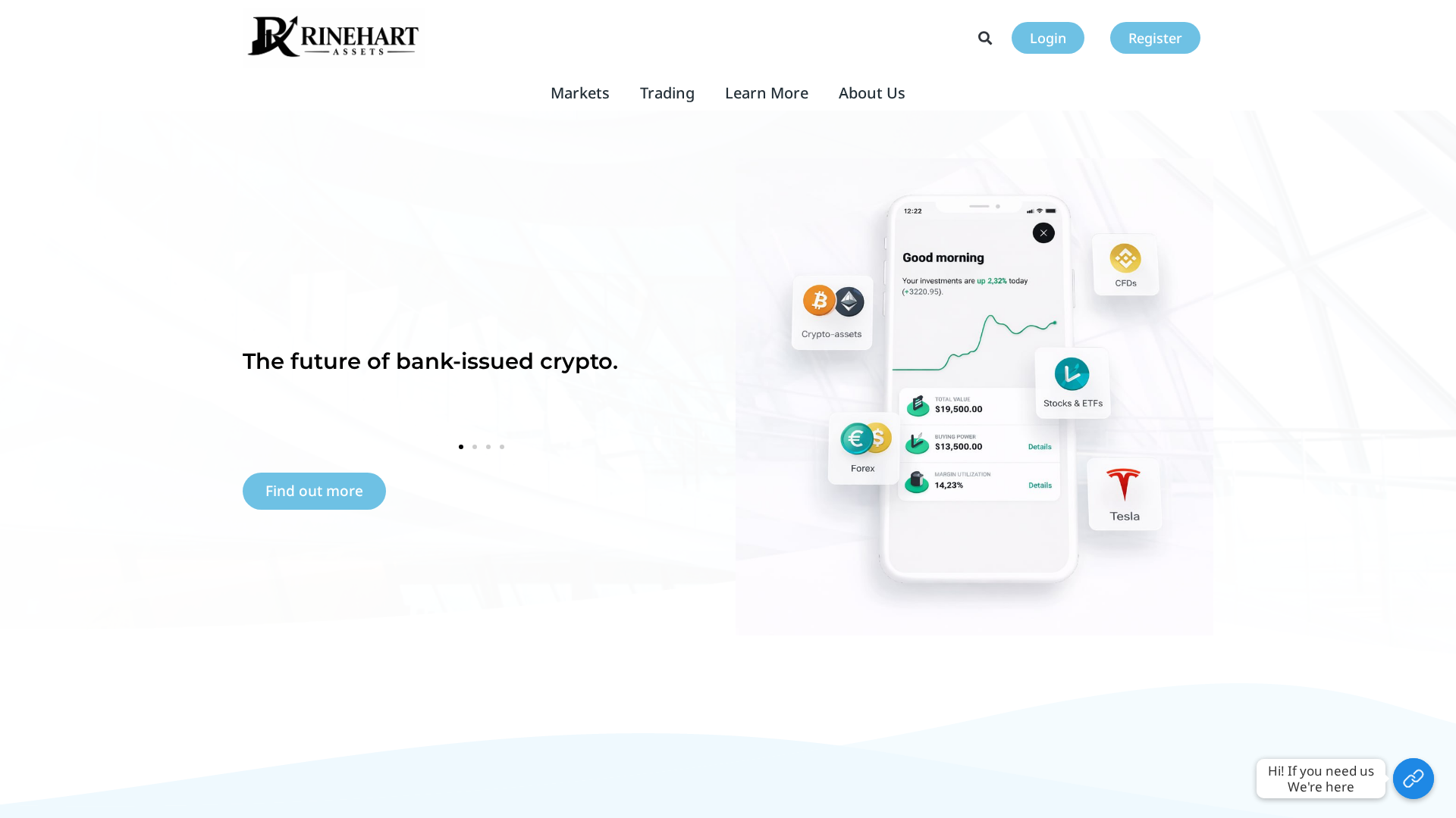 Screenshot of rinehart-assets.com