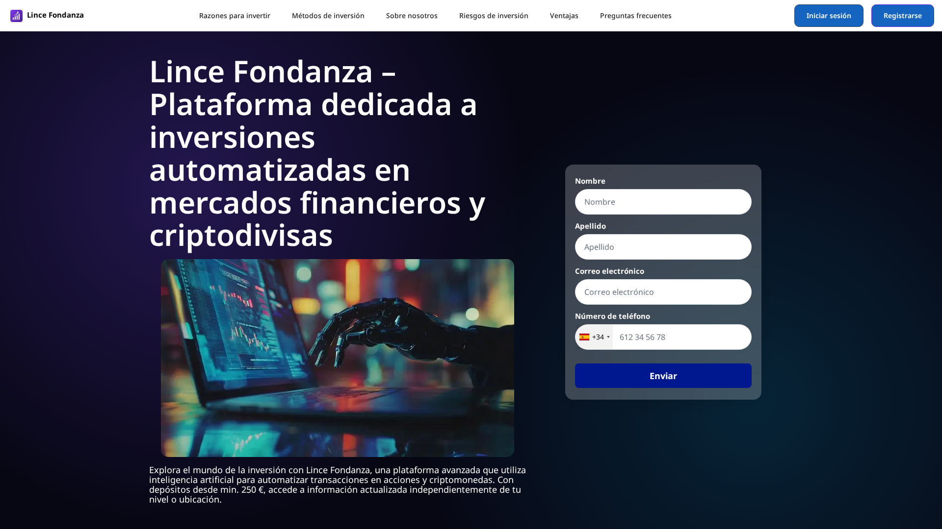 Screenshot of lince-fondanza.cfd