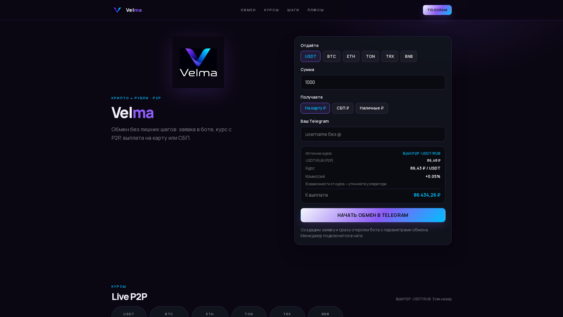 Screenshot of velma-ex.icu