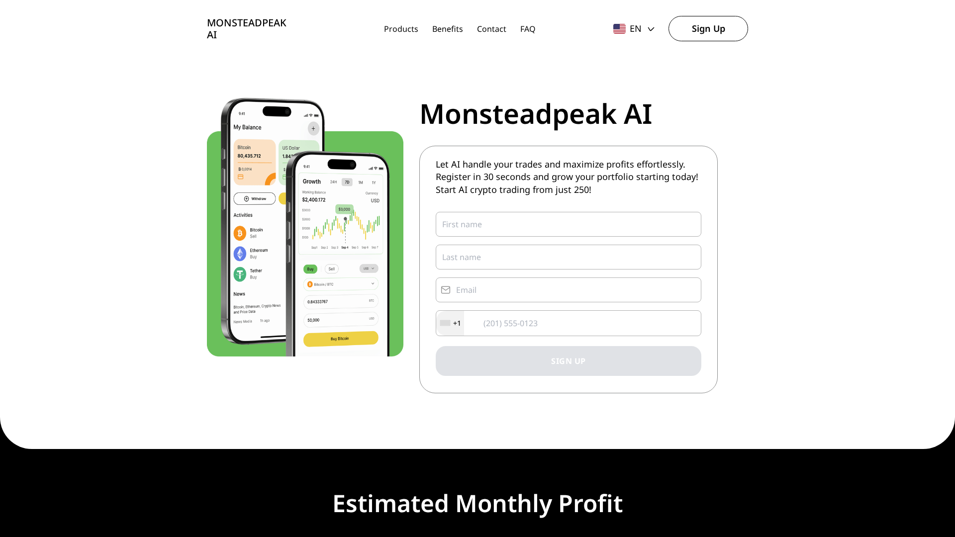 Screenshot of monsteadpeak-ai.site