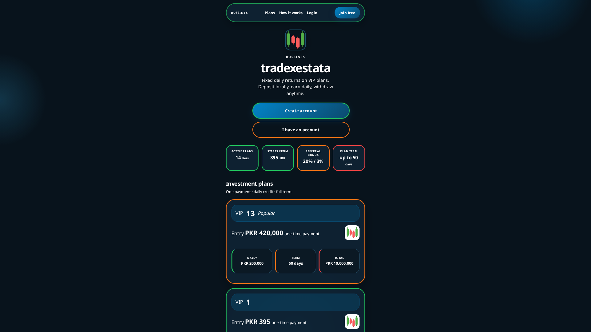Screenshot of tradexestata.com