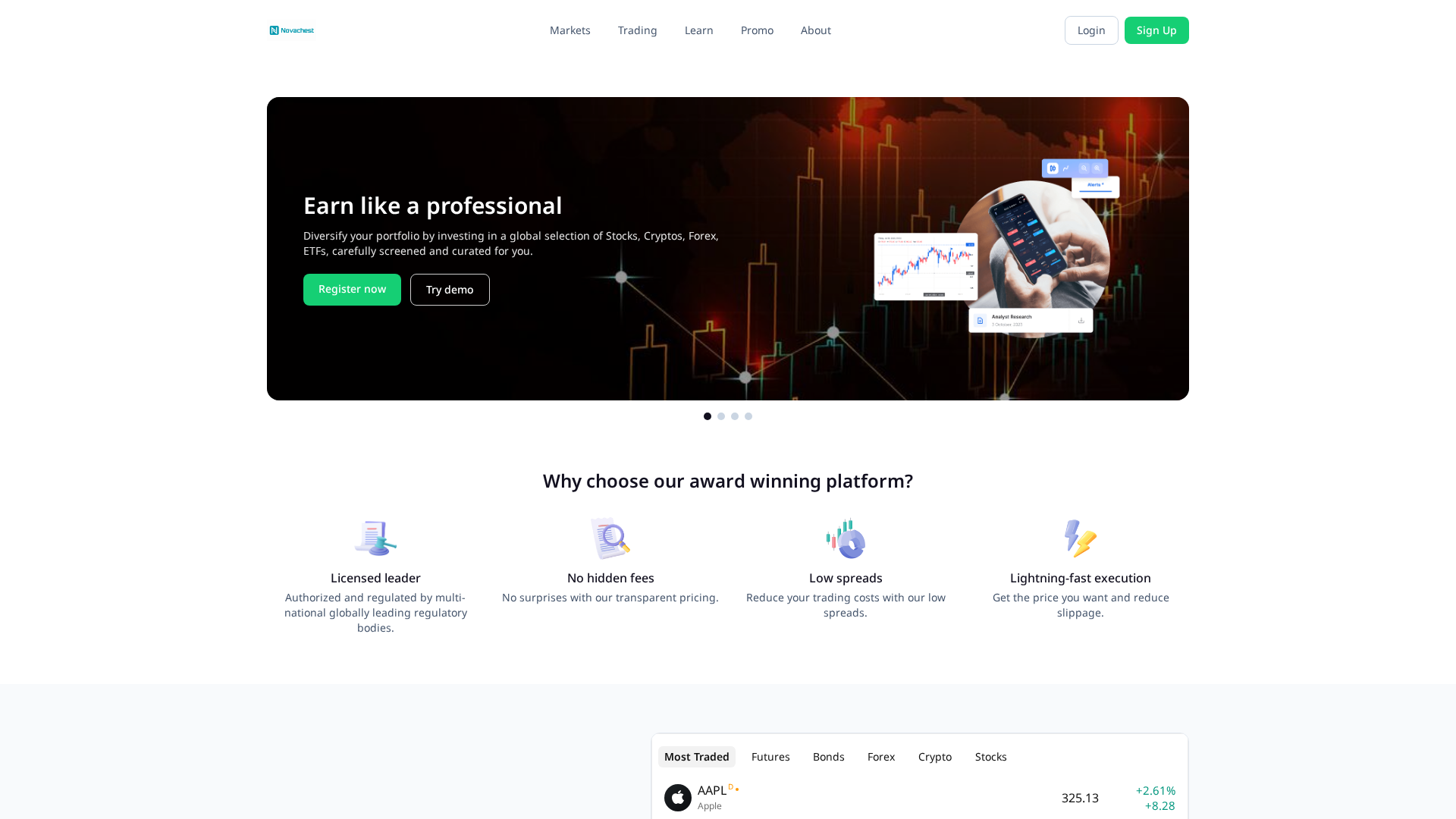 Screenshot of novachest.live