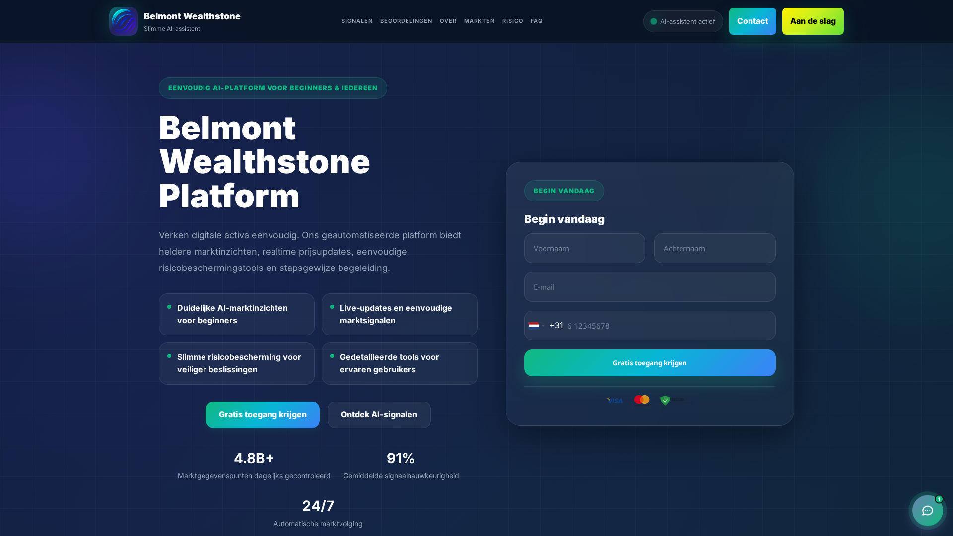 Screenshot of belmontwealthstone.com