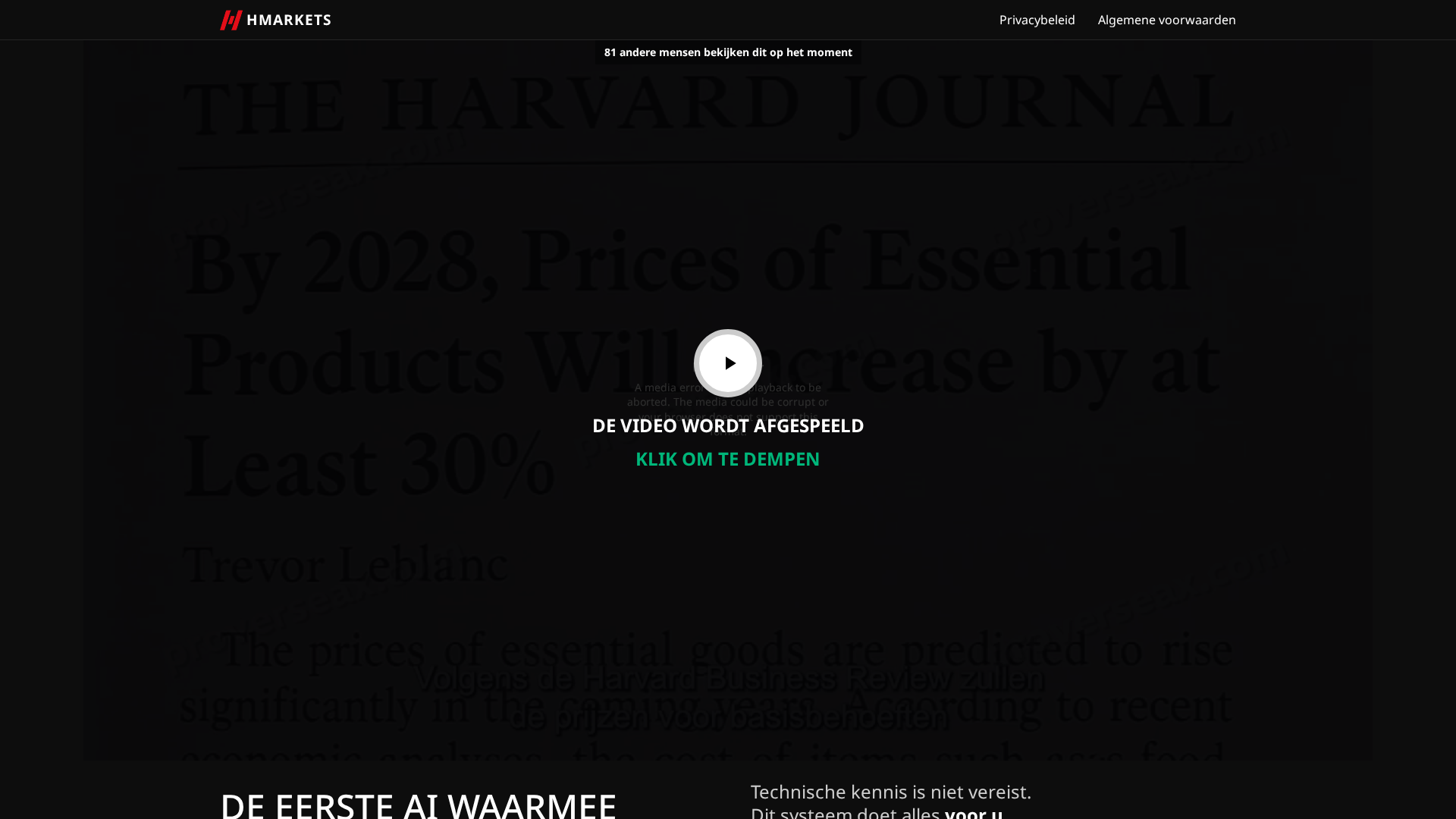 Screenshot of hmarkets-platform.com