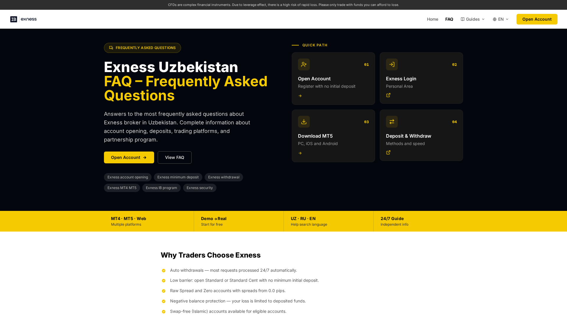 Screenshot of exbroker-asia-uzbek.com