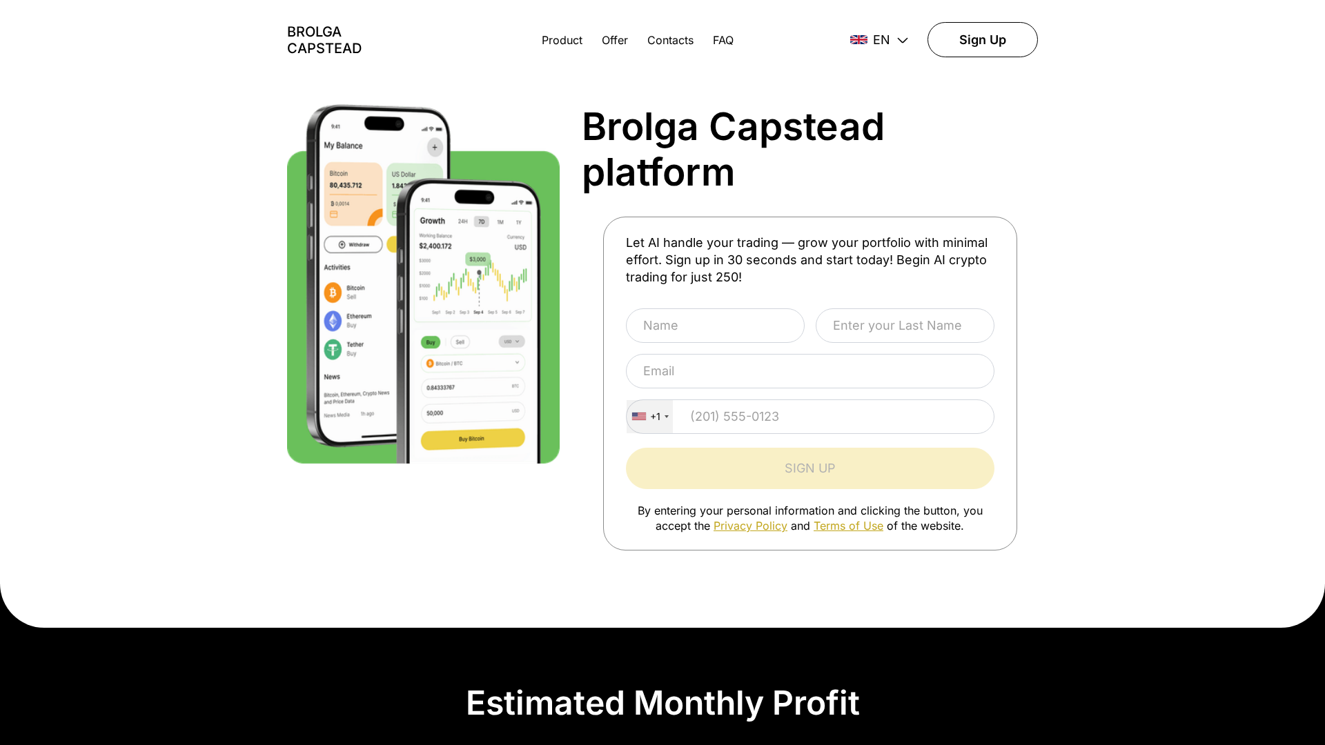 Screenshot of brolga-capstead.top