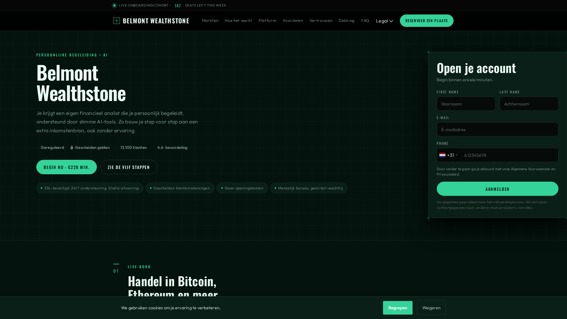 Screenshot of belmontwealthstone.biz