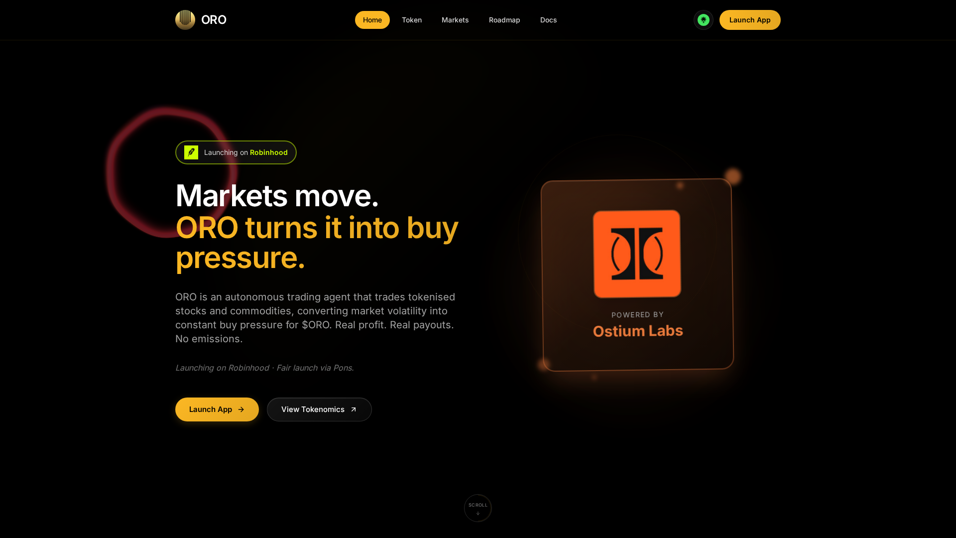 Screenshot of oroprotocol.com