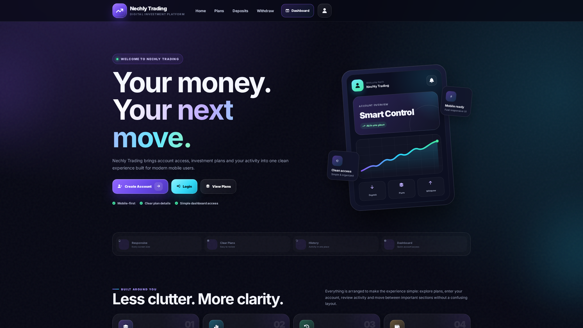 Screenshot of necklytrading.cfd
