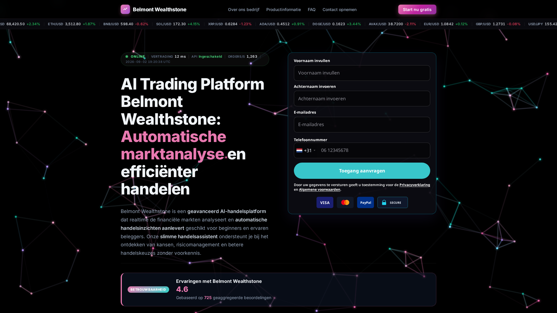 Screenshot of belmont-wealthstone.live