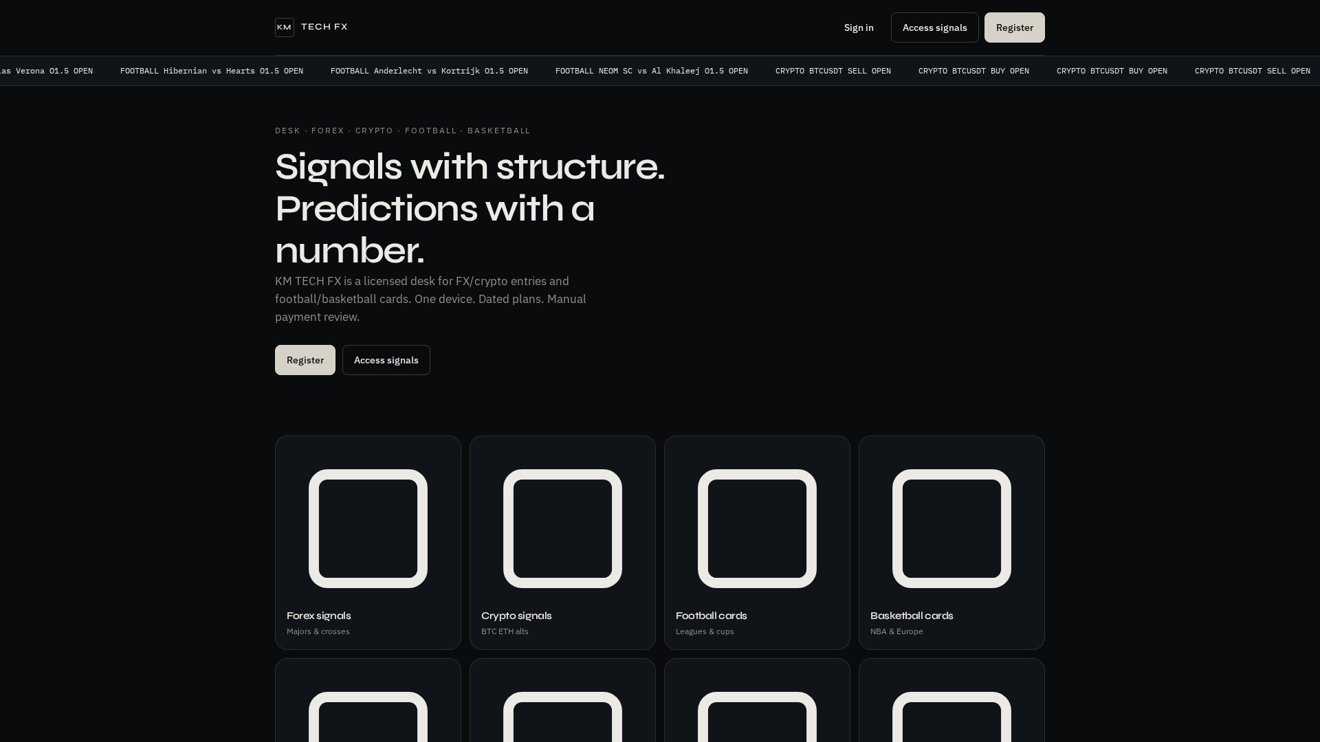 Screenshot of kingmadutechfx.com