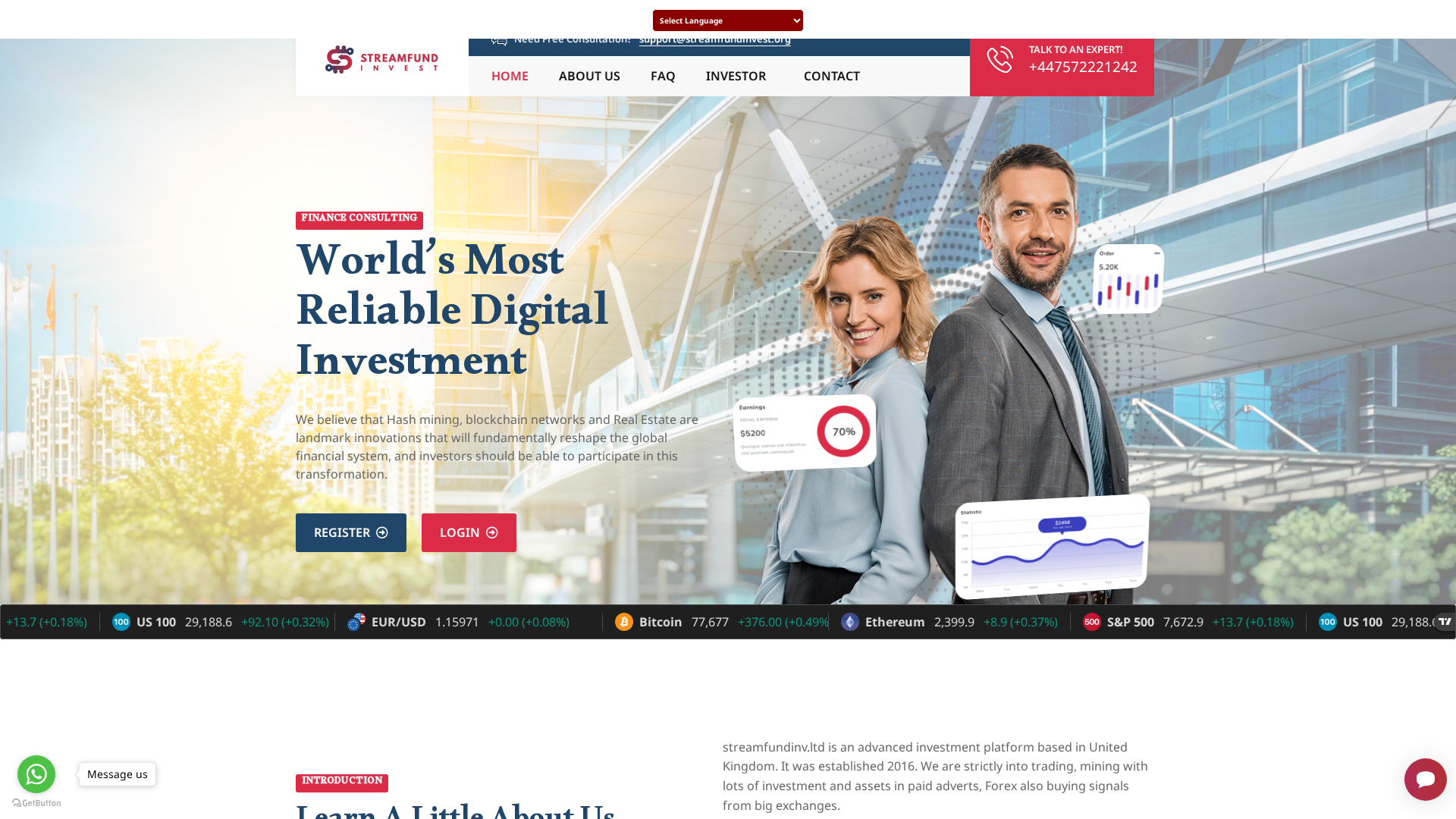 Screenshot of streamfundinv.ltd