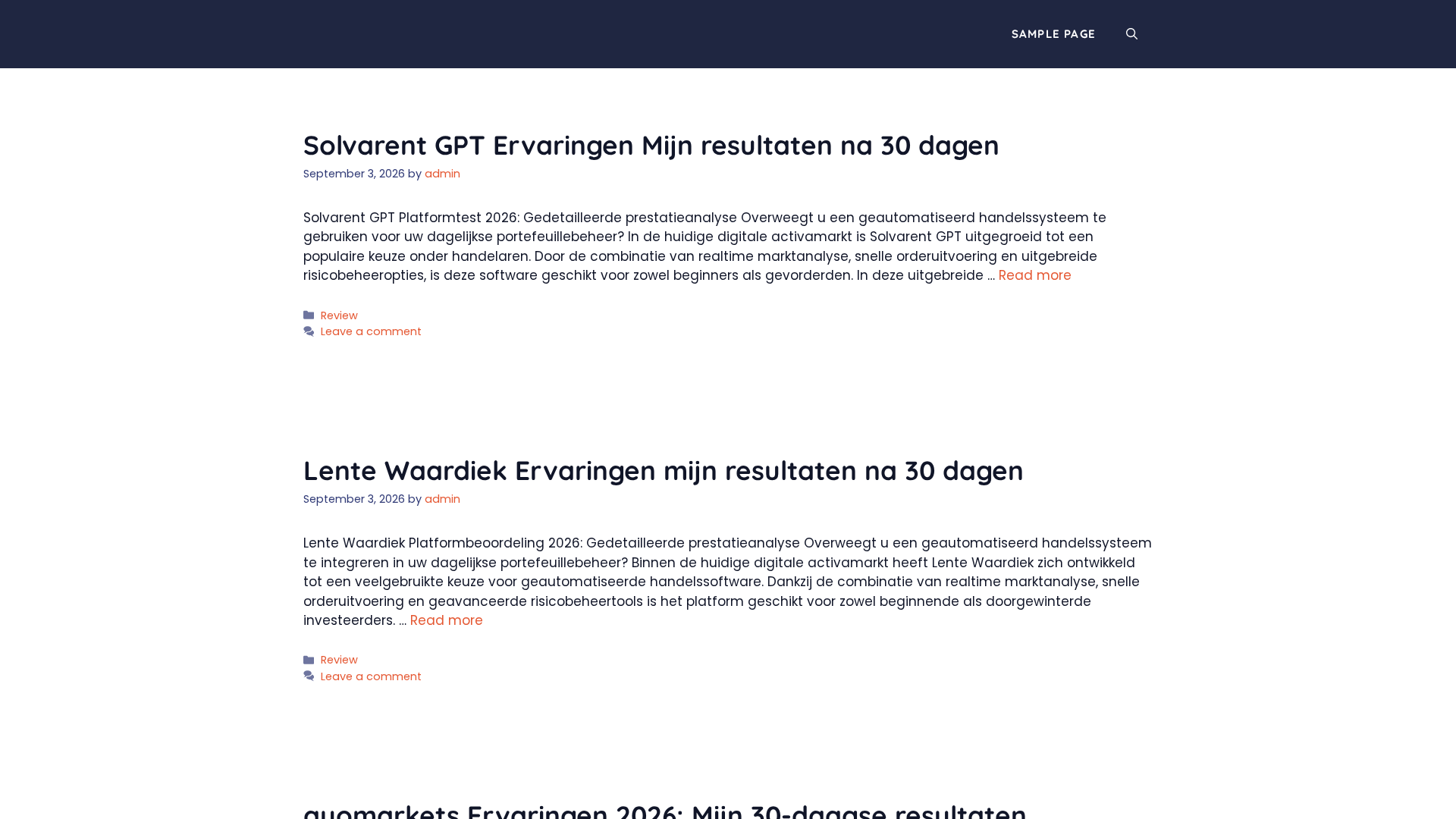 Screenshot of trading-reviews-ai.com